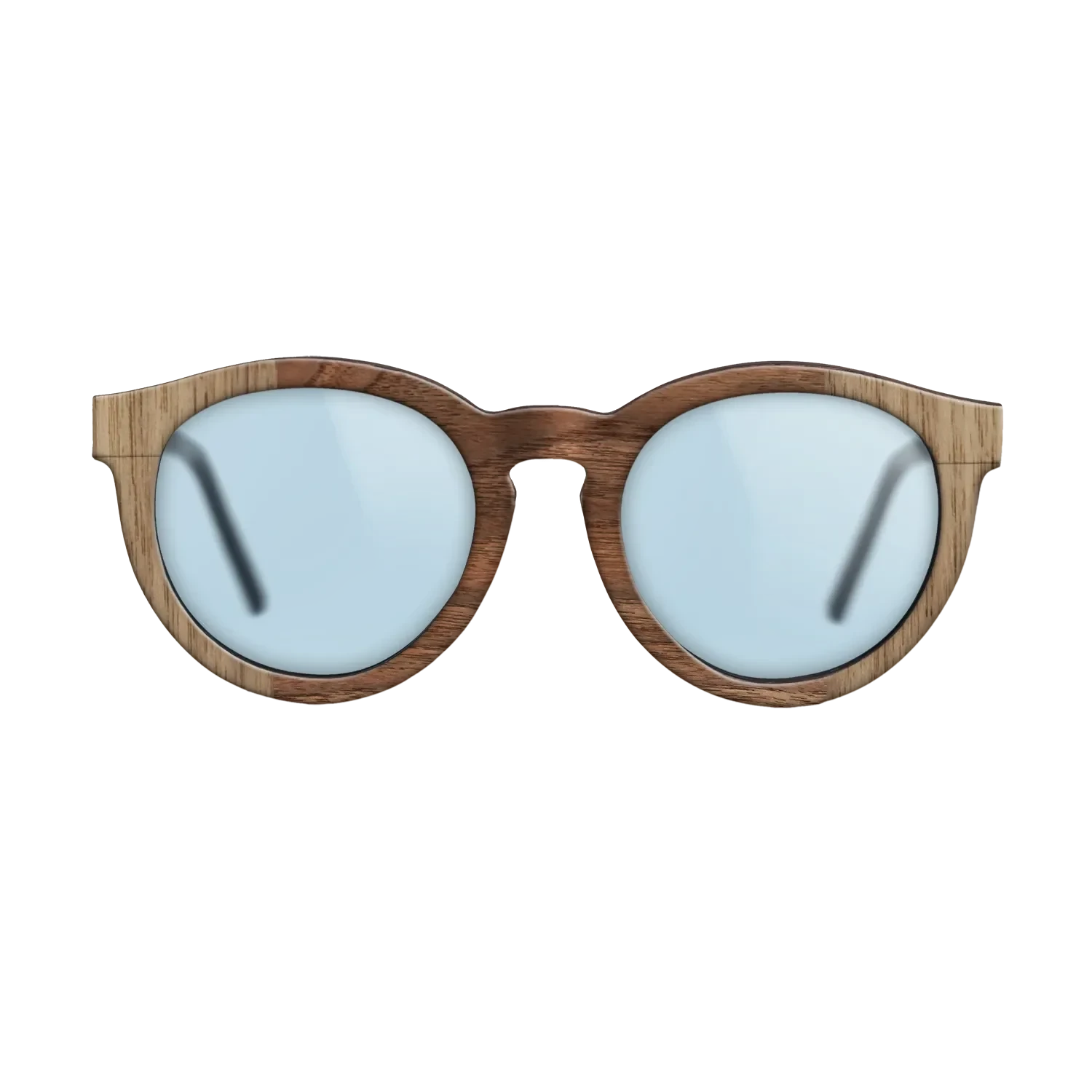Walnut: Straight Grain,Santos Rosewood Dark,Walnut Claro Dark: Recursive - The Rebel - Round - SIRIS wood optic