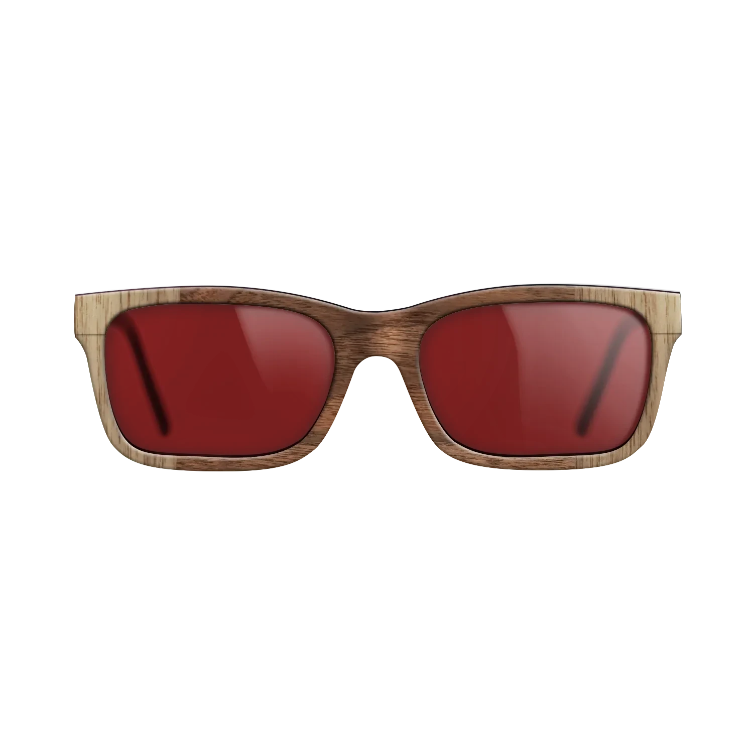 Walnut: Straight Grain,Santos Rosewood Dark,Walnut Claro Dark: Recursive - The Sage - Rectangle - SIRIS wood optic