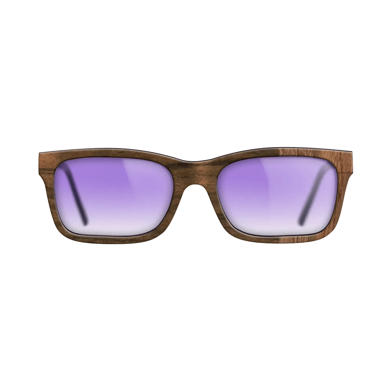Ziricote Dark Quartered,Walnut Claro Dark: Splice - The Sage - Rectangle - SIRIS wood optic