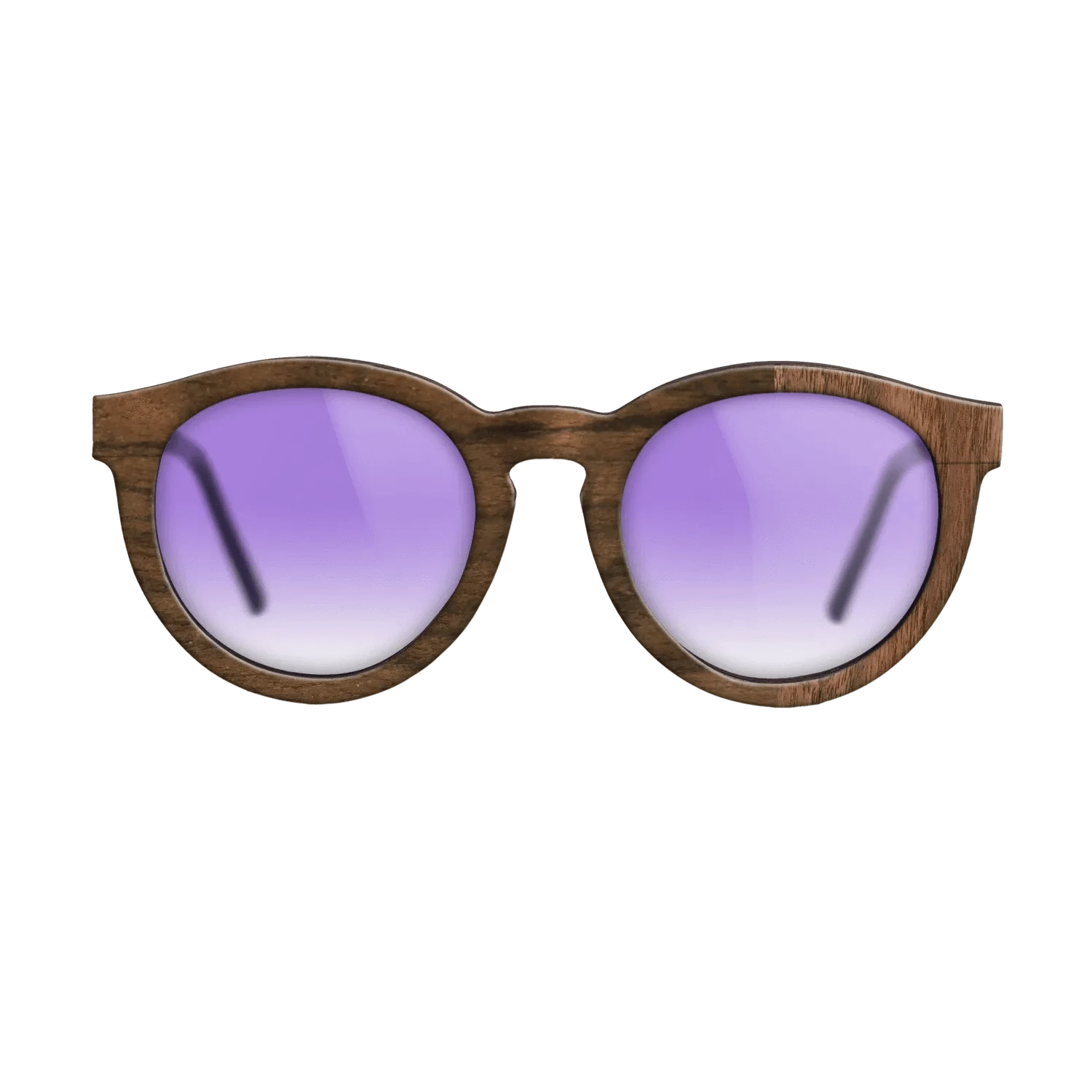 Ziricote Dark Quartered,Walnut Claro Dark: Splice - The Rebel - Round - SIRIS wood optic