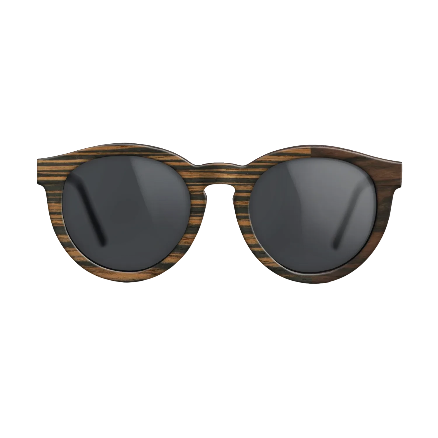 Italian Ebony,Ziricote Dark Quartered: Splice - The Rebel - Round - SIRIS wood optic