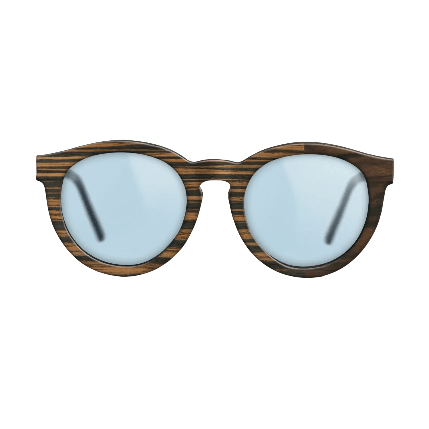 Italian Ebony,Ziricote Dark Quartered: Splice - The Rebel - Round - SIRIS wood optic
