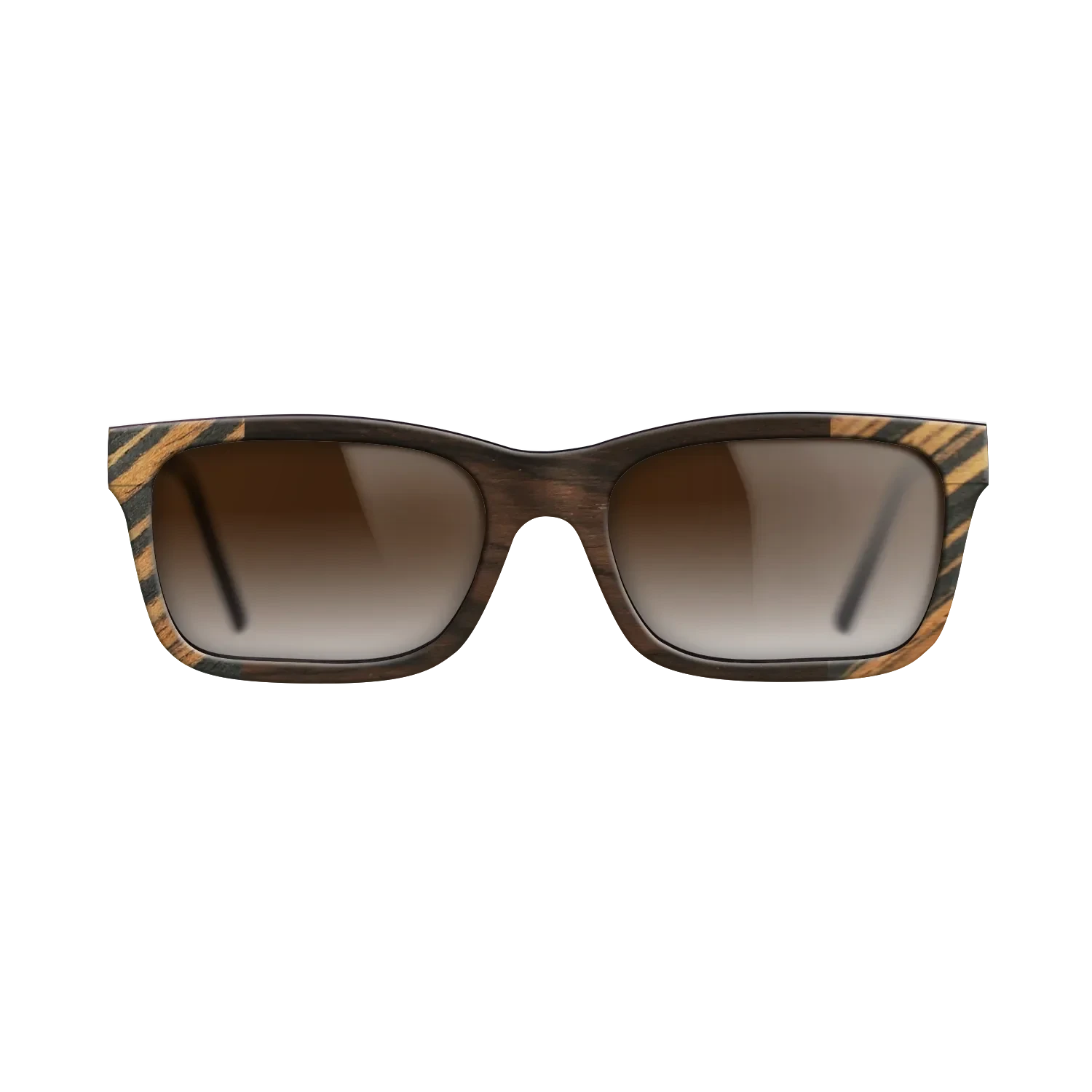 Ziricote Dark Quartered,Italian Ebony: Bauhaus - The Sage - Rectangle - SIRIS wood optic