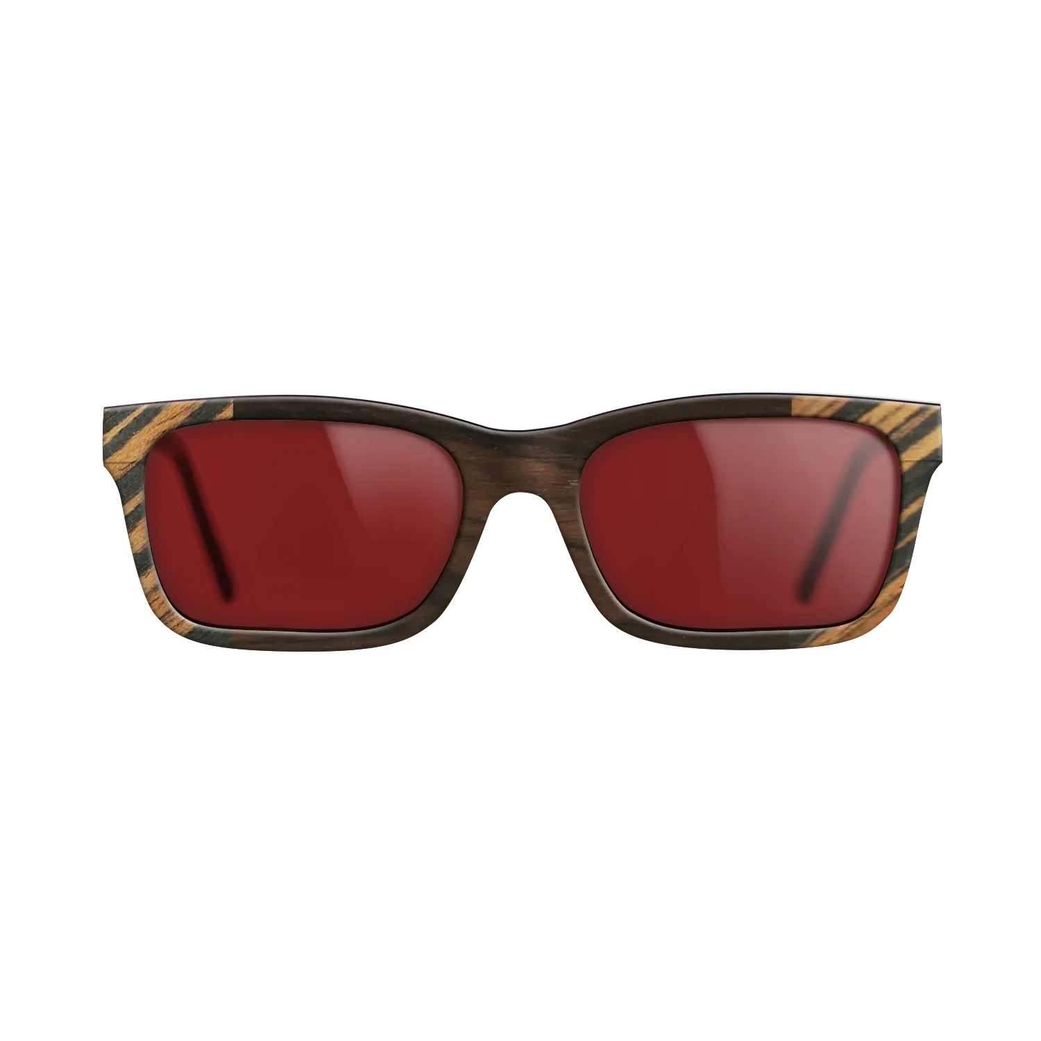 Ziricote Dark Quartered,Italian Ebony: Bauhaus - The Sage - Rectangle - SIRIS wood optic