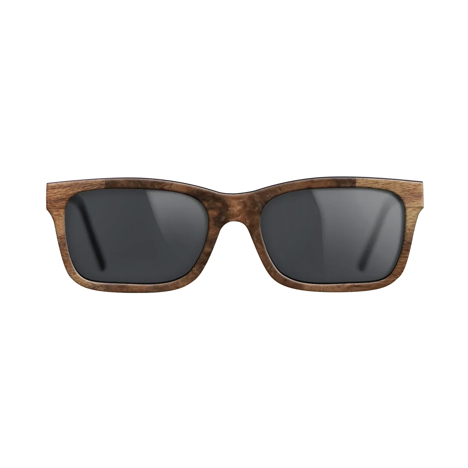 Walnut Claro Dark,Walnut Burl: Bauhaus - The Sage - Rectangle - SIRIS wood optic