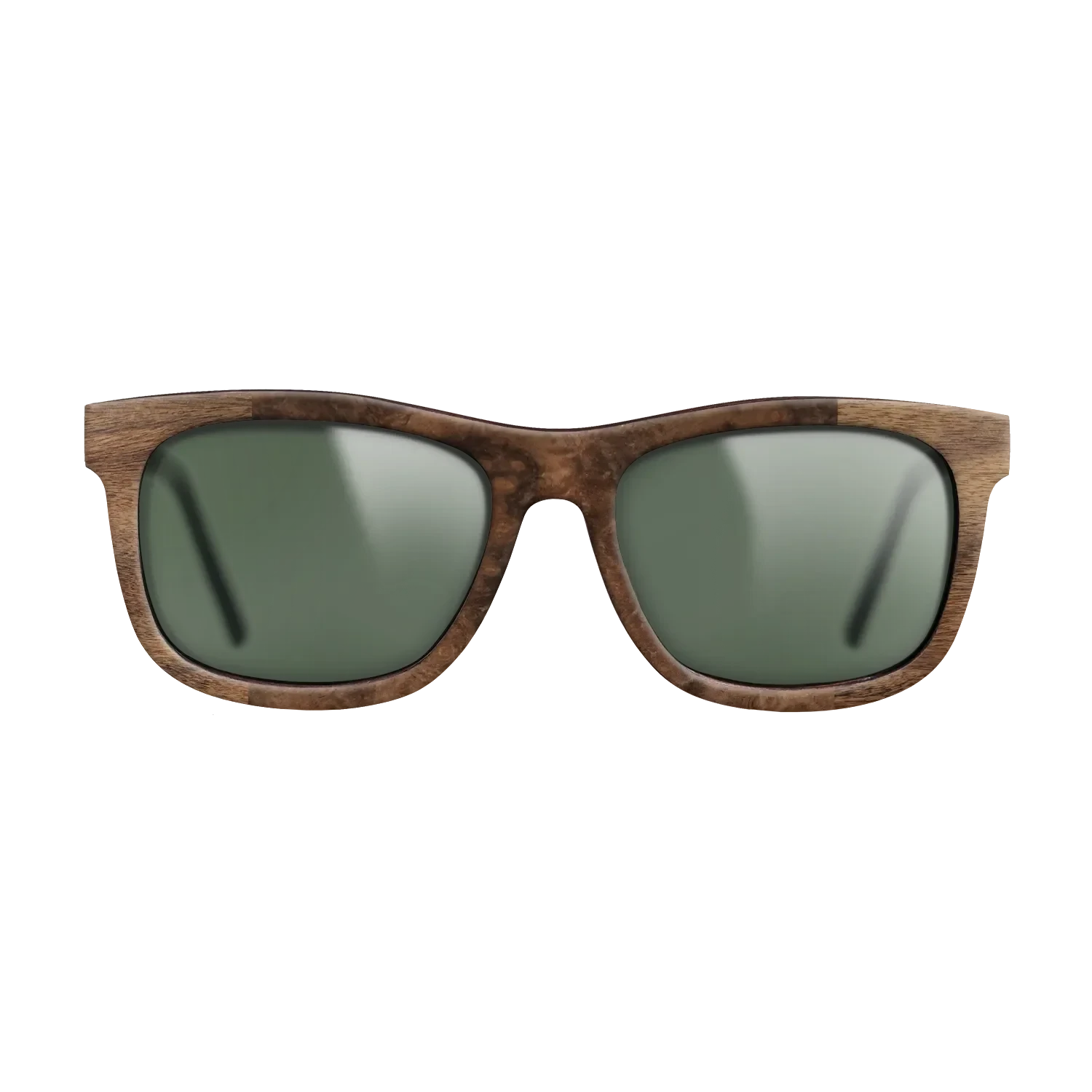 Walnut Claro Dark,Walnut Burl: Bauhaus - The Hero - Square - SIRIS wood optic