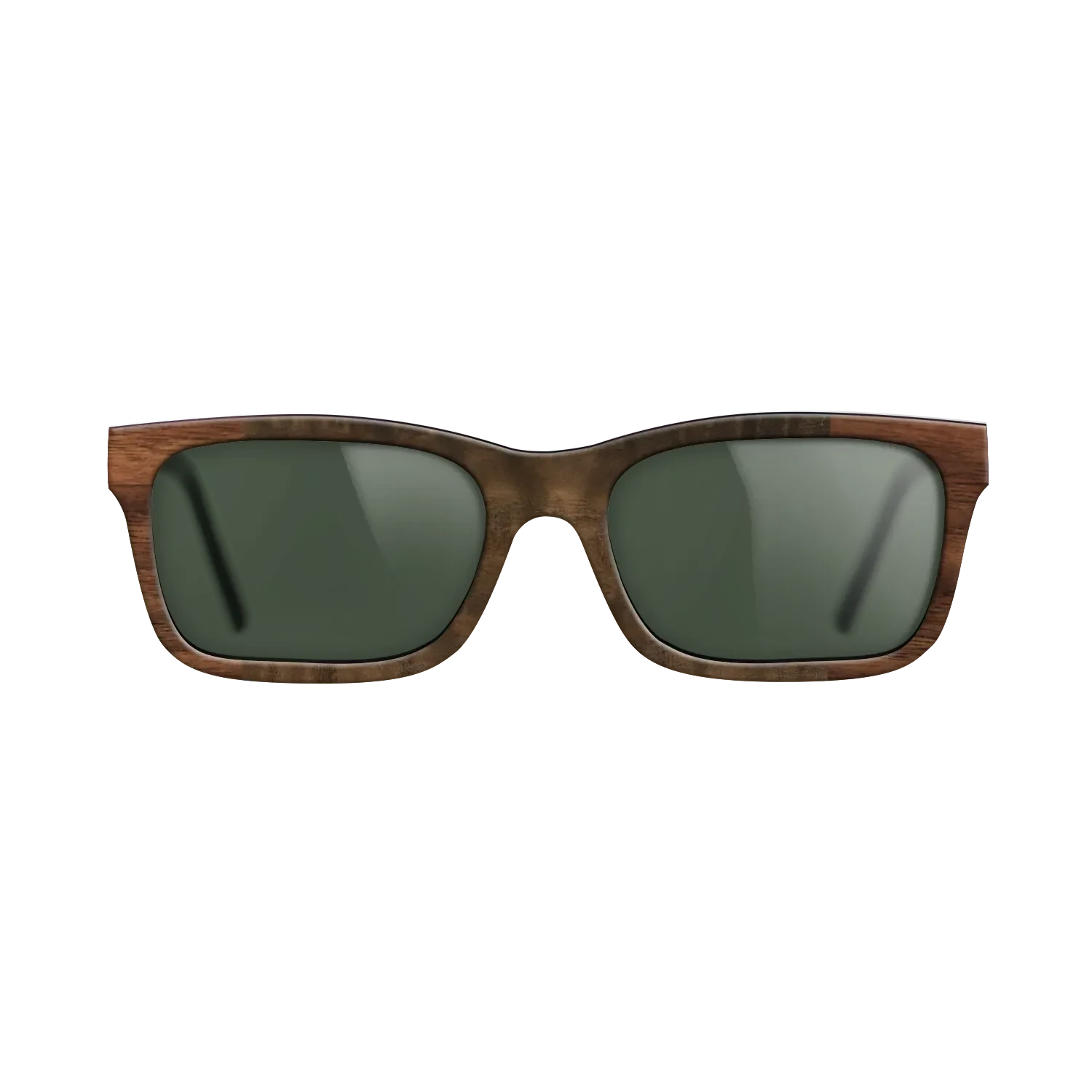 Walnut Burl,Walnut Claro Dark: Bauhaus - The Sage - Rectangle - SIRIS wood optic
