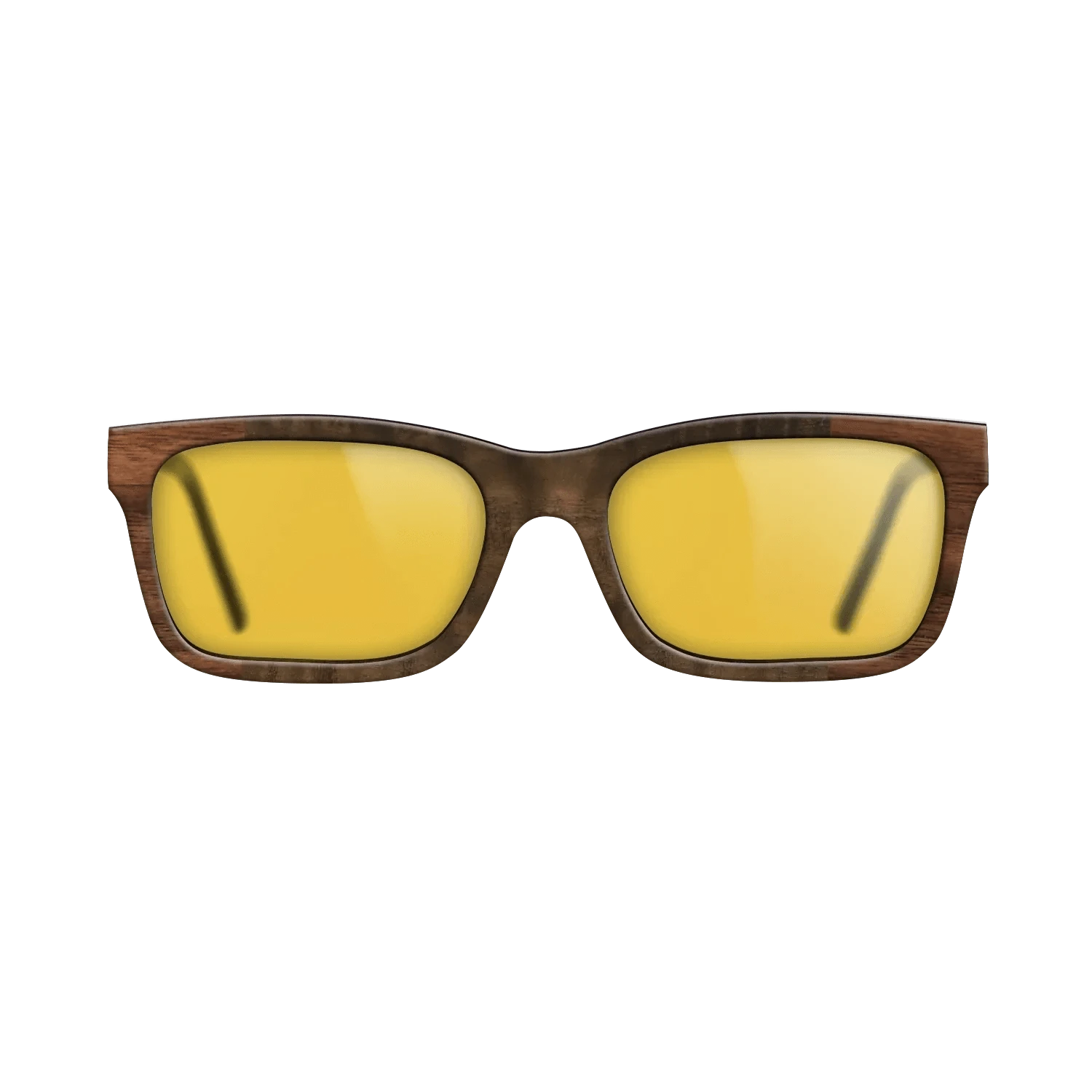 Walnut Burl,Walnut Claro Dark: Bauhaus - The Sage - Rectangle - SIRIS wood optic