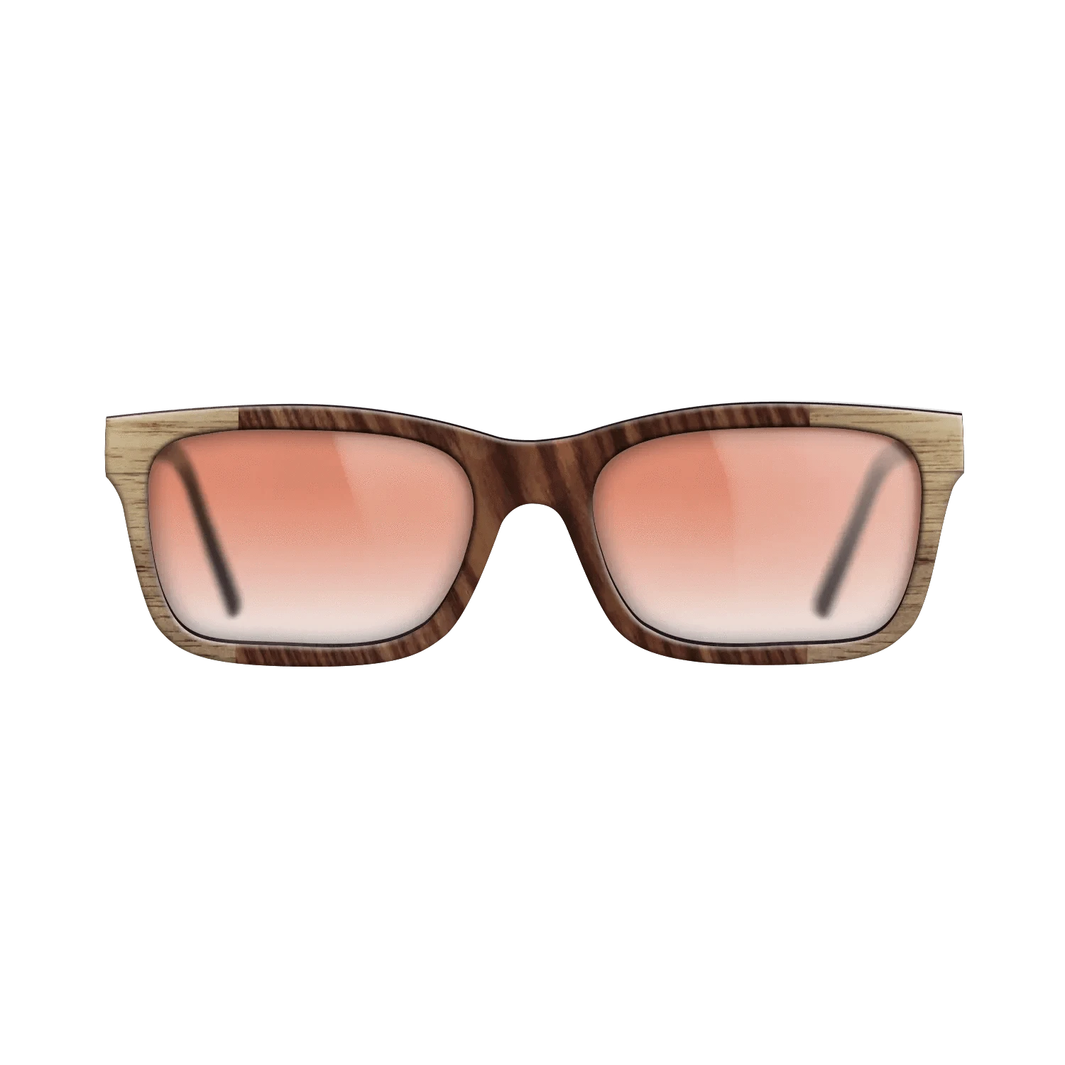 Walnut: Straight Grain,Kingwood: Bauhaus - The Sage - Rectangle - SIRIS wood optic