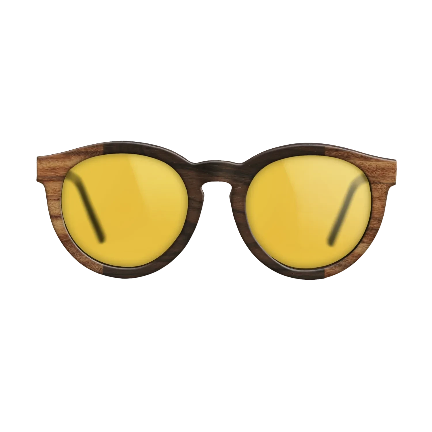 Ziricote Dark Quartered,Santos Rosewood Light: Bauhaus - The Rebel - Round - SIRIS wood optic