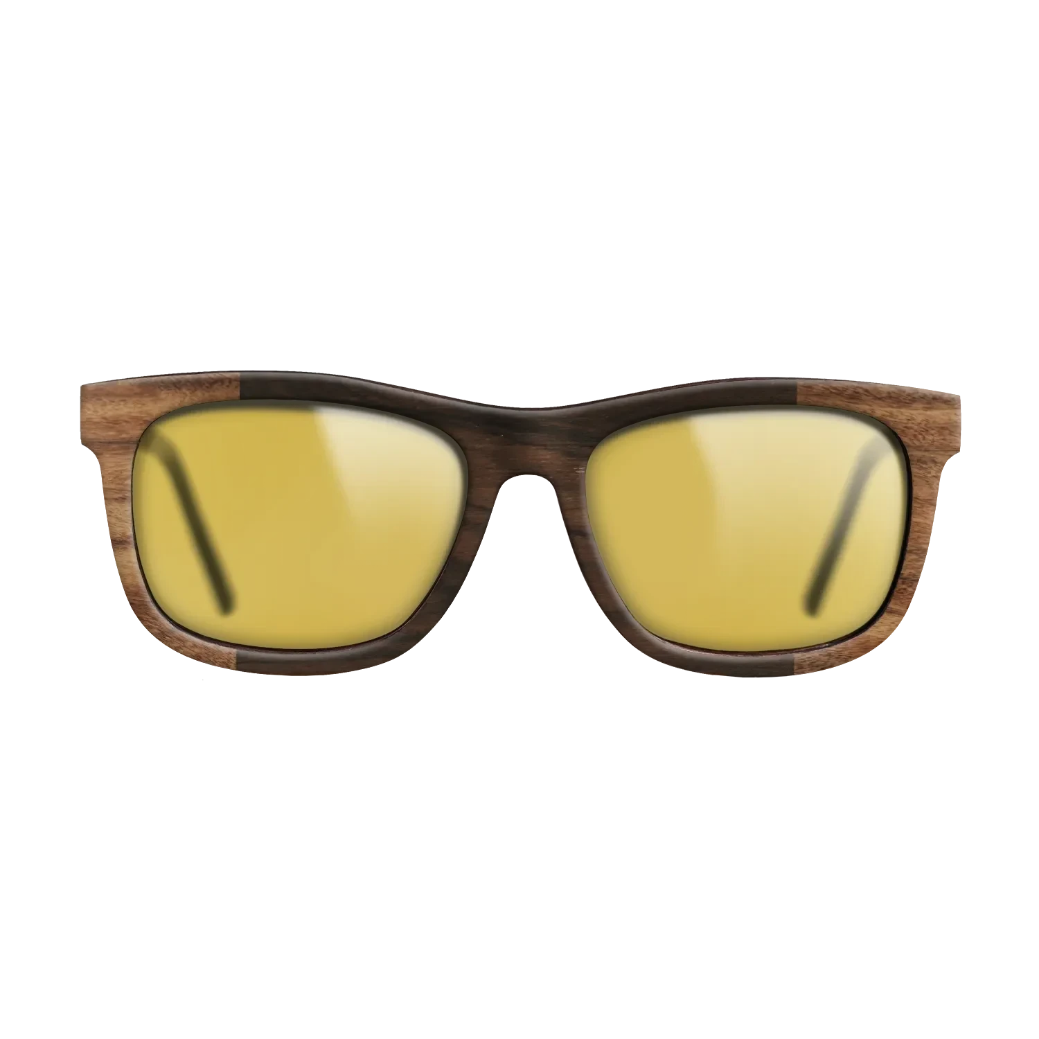 Ziricote Dark Quartered,Santos Rosewood Light: Bauhaus - The Hero - Square - SIRIS wood optic