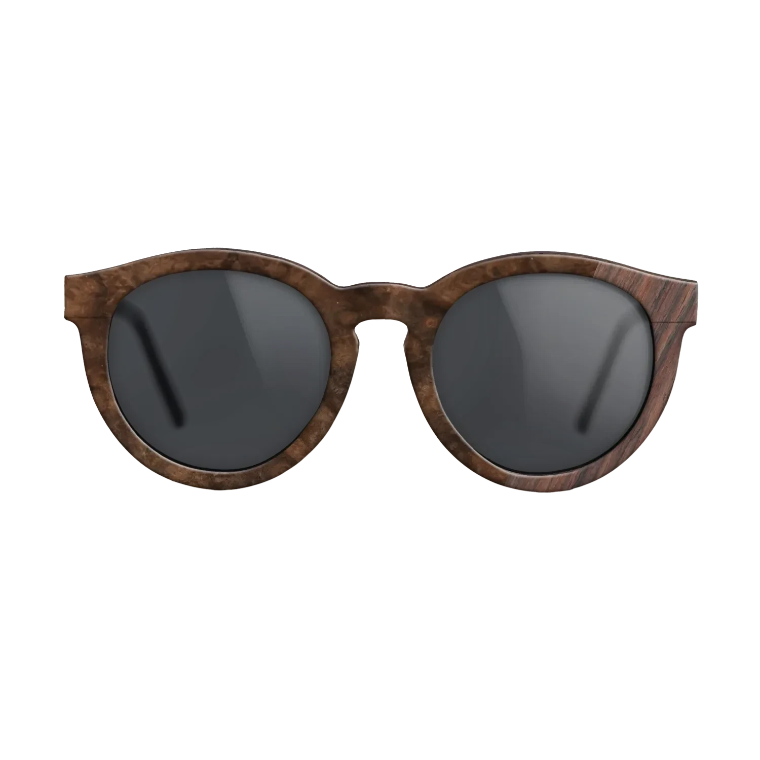 Walnut Burl,Rosewood Reconstituted: Dicut - The Rebel - Round - SIRIS wood optic