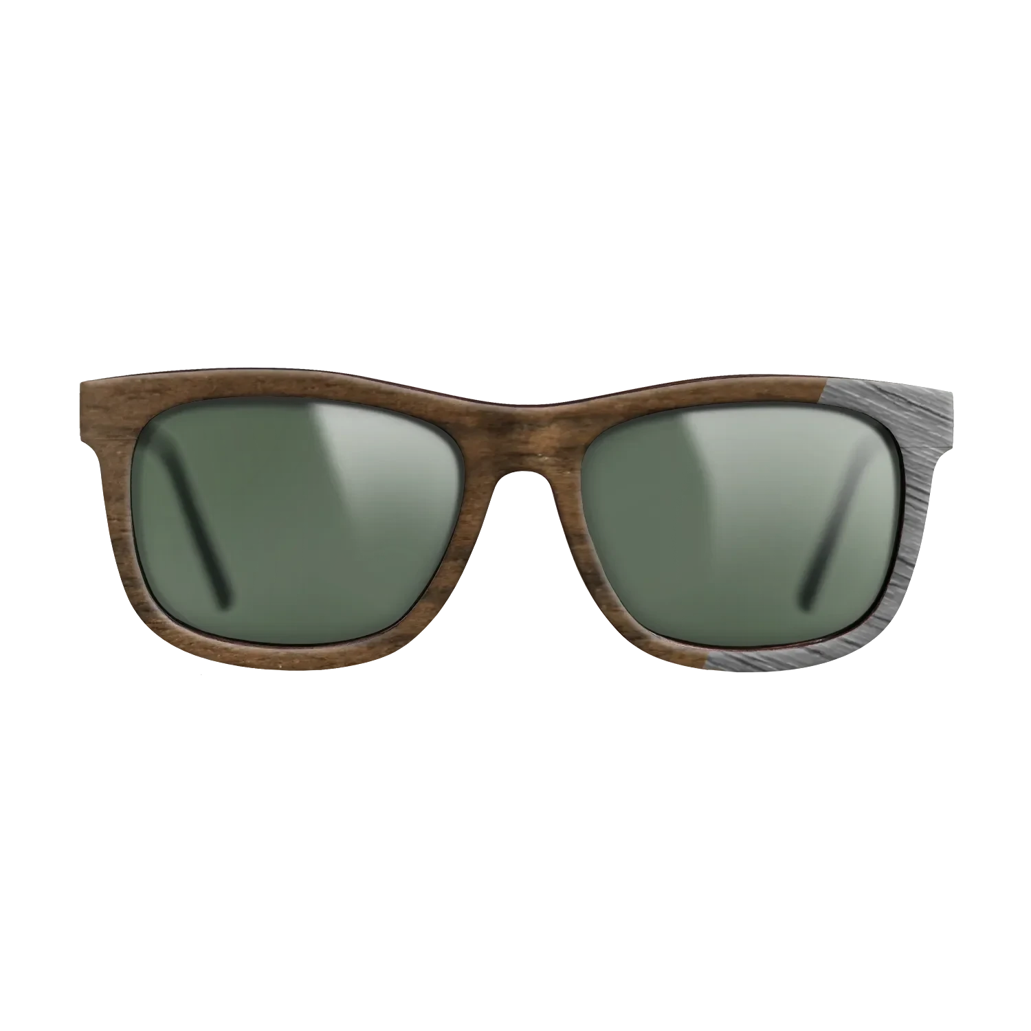 Ziricote Dark Quartered,Poplar Dyed: Grey: Dicut - The Hero - Square - SIRIS wood optic