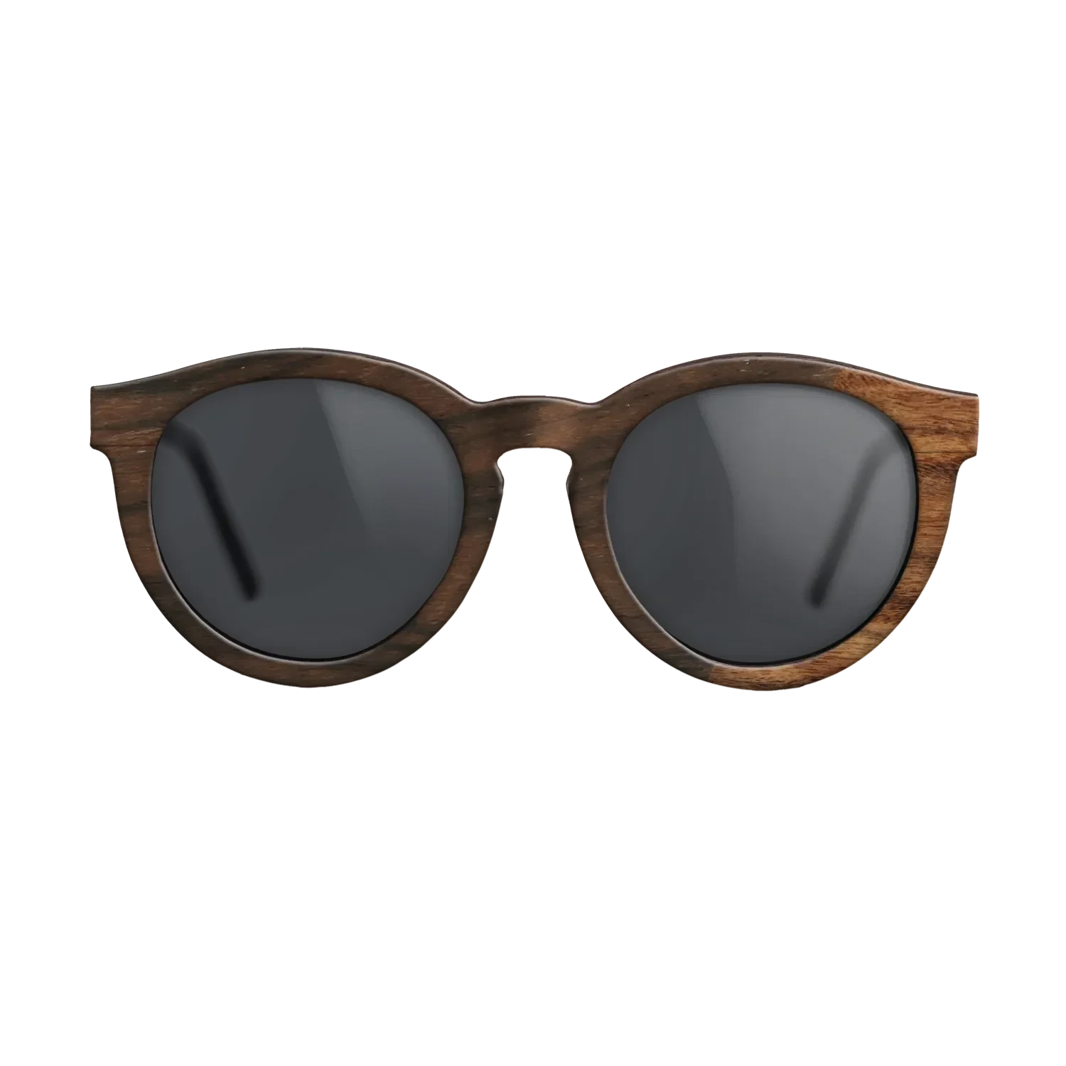 Ziricote Dark Quartered,Santos Rosewood Light: Dicut - The Rebel - Round - SIRIS wood optic