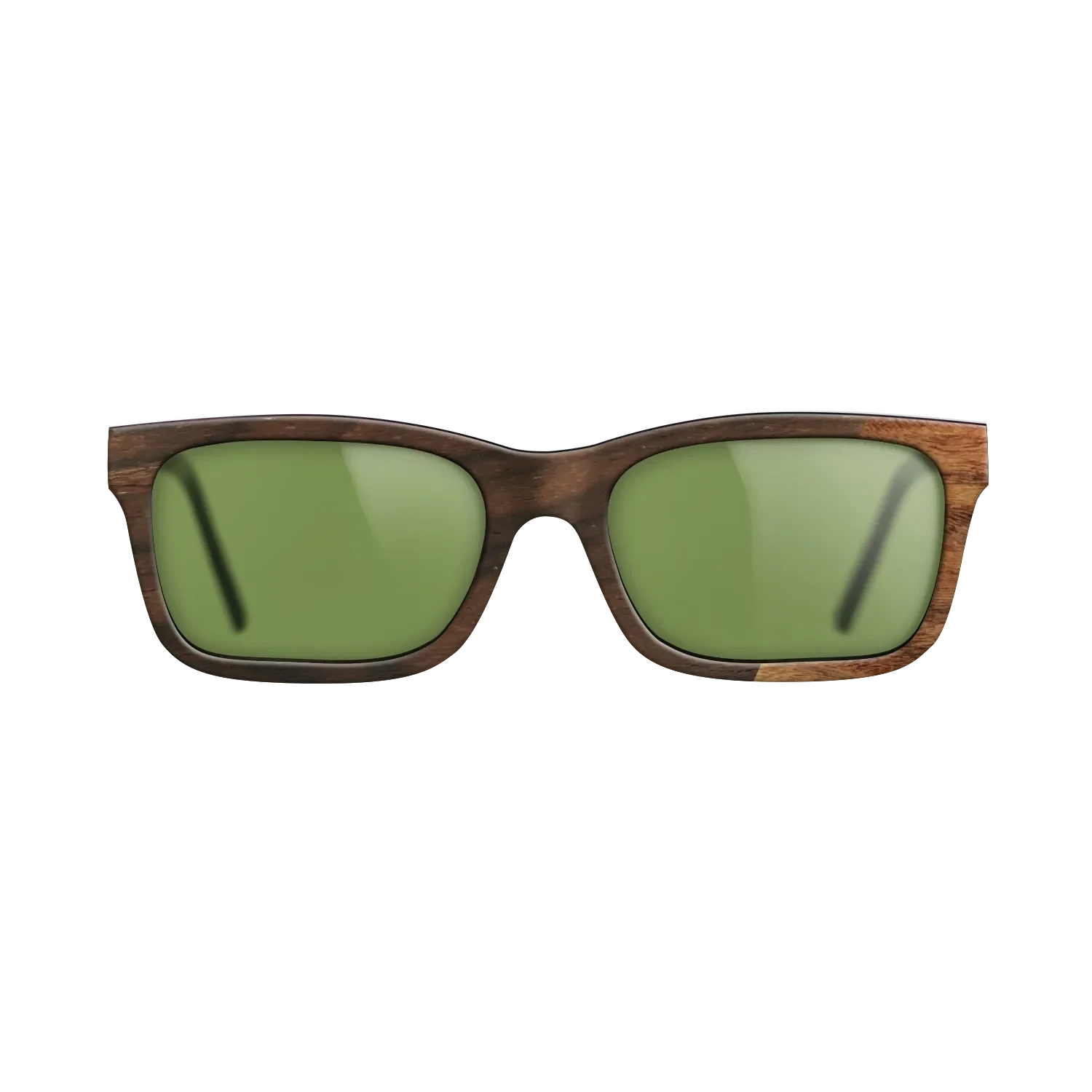 Ziricote Dark Quartered,Santos Rosewood Light: Dicut - The Sage - Rectangle - SIRIS wood optic