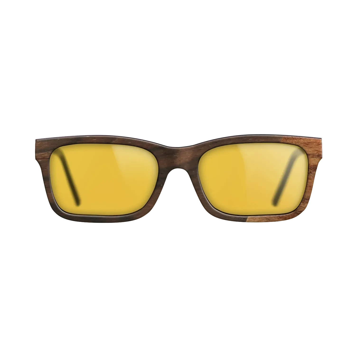 Ziricote Dark Quartered,Santos Rosewood Light: Dicut - The Sage - Rectangle - SIRIS wood optic