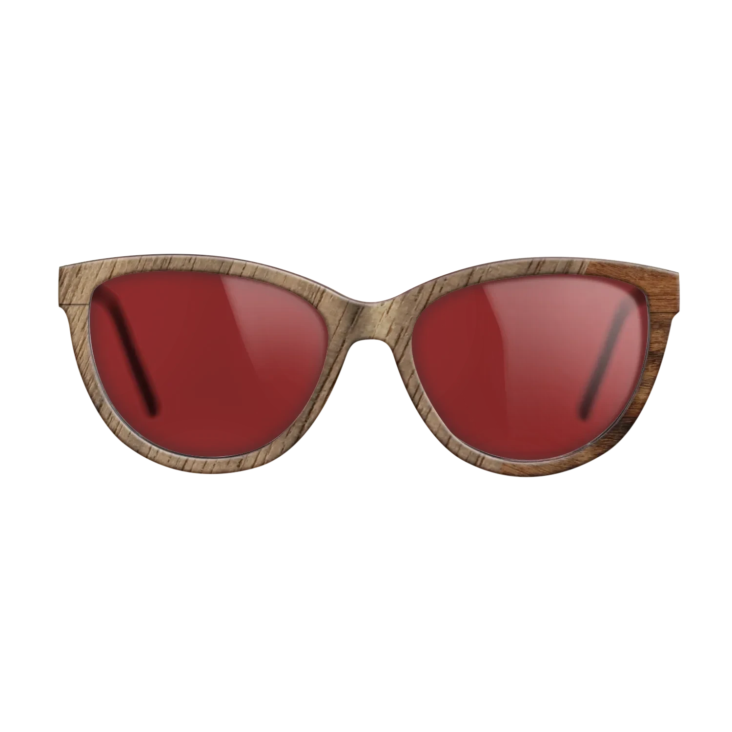 Walnut: Straight Grain,Santos Rosewood Light: Dicut - The Maiden - Cat - SIRIS wood optic