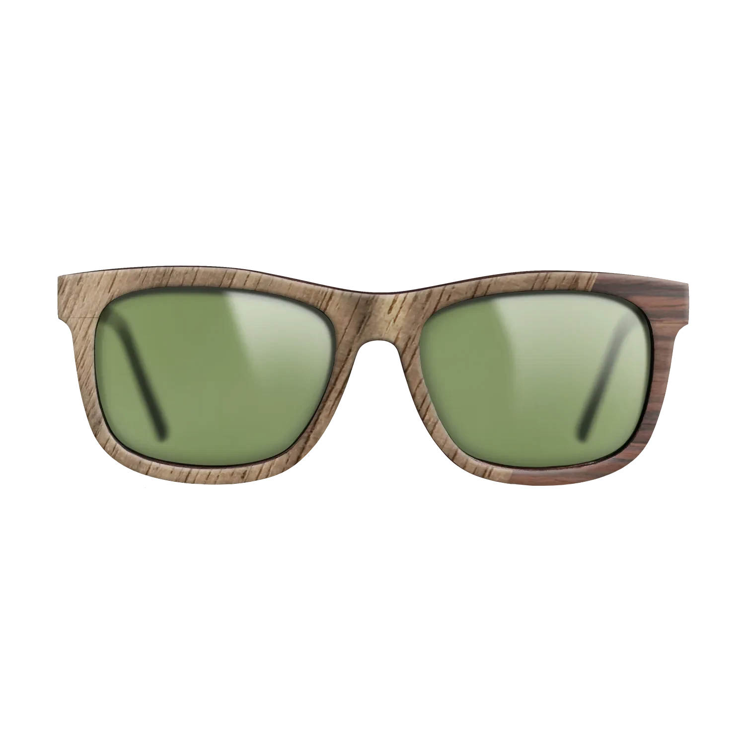 Walnut: Straight Grain,Rosewood Reconstituted: Dicut - The Hero - Square - SIRIS wood optic