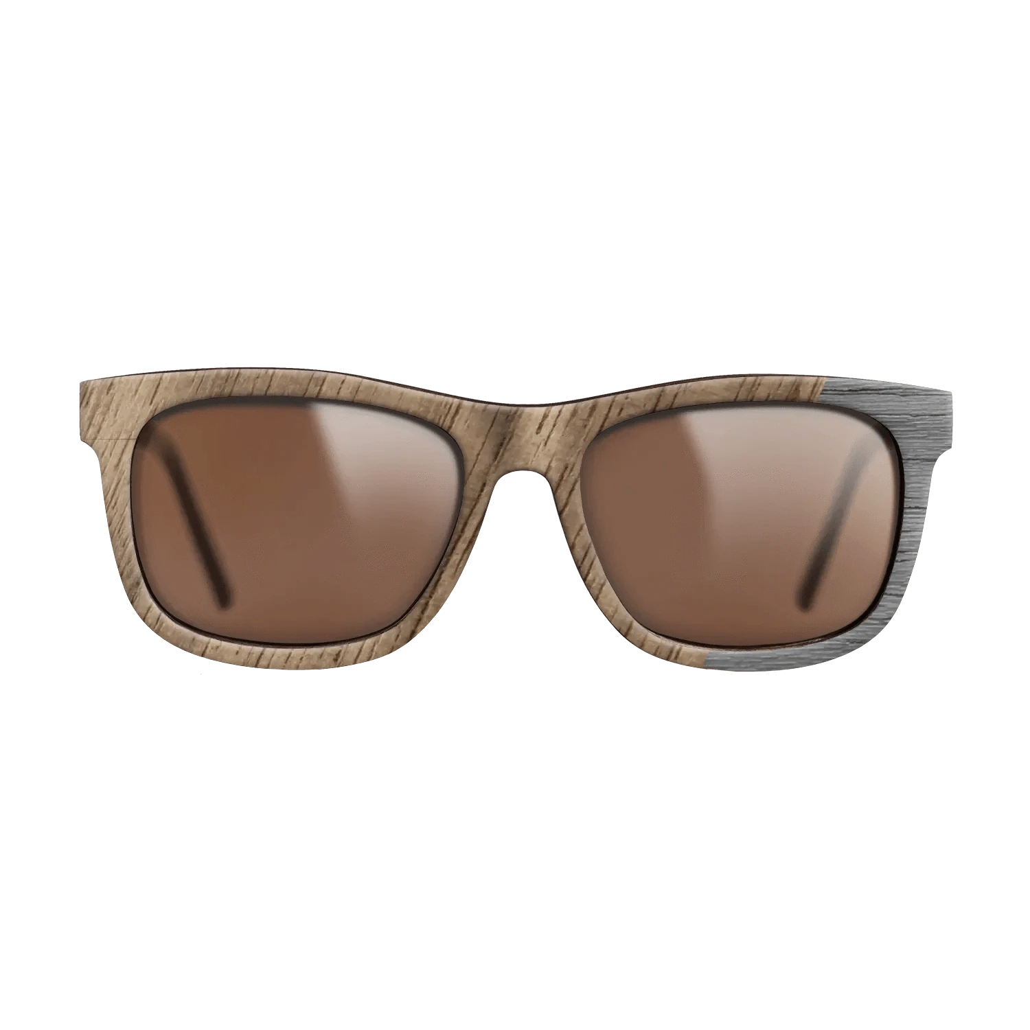 Walnut: Straight Grain,Poplar Dyed: Grey: Dicut - The Hero - Square - SIRIS wood optic