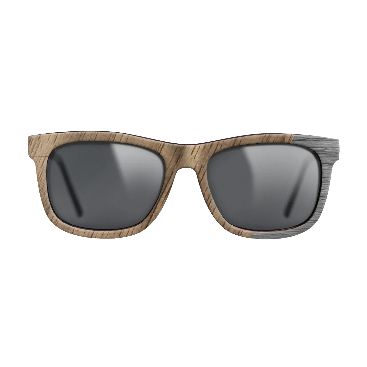 Walnut: Straight Grain,Poplar Dyed: Grey: Dicut - The Hero - Square - SIRIS wood optic