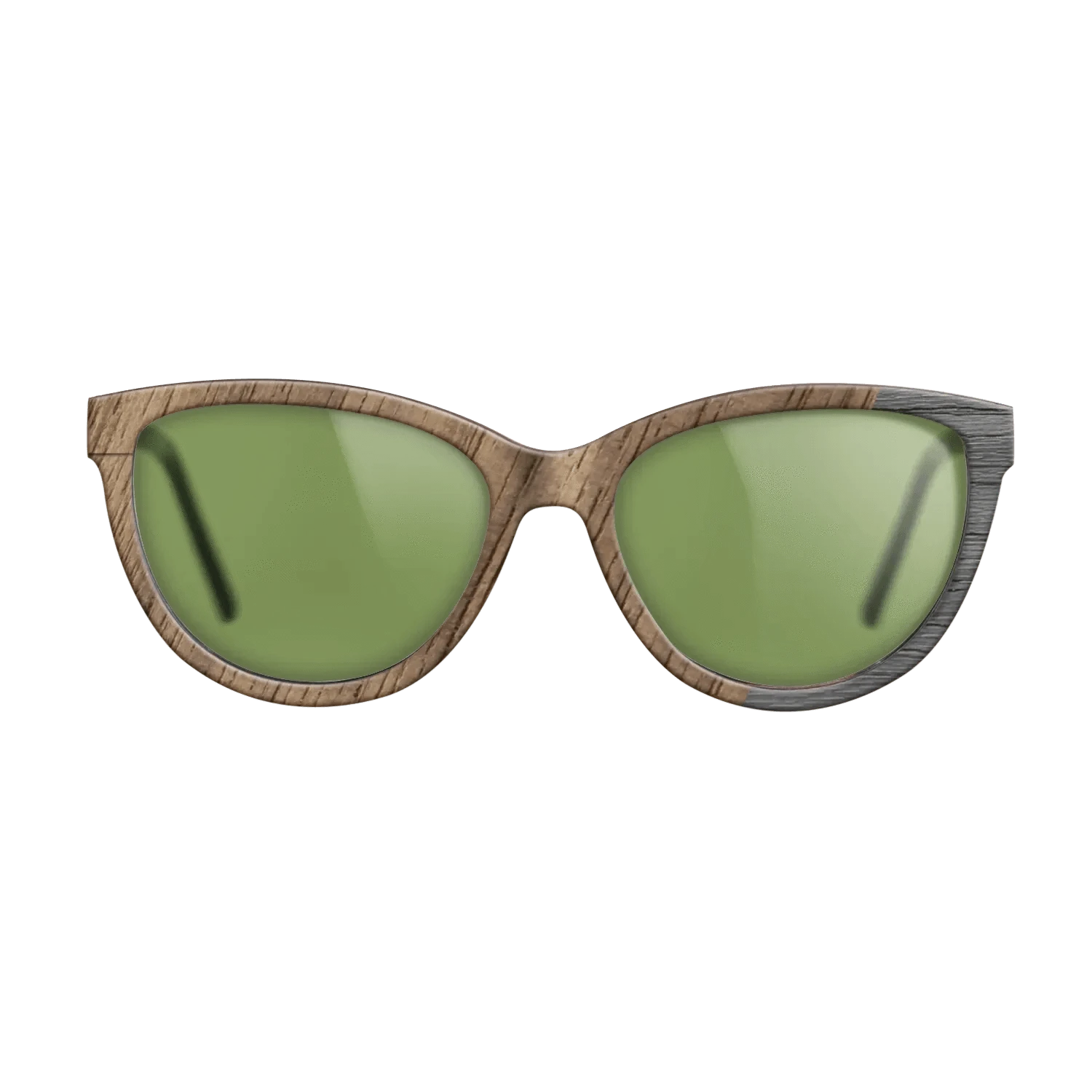 Walnut: Straight Grain,Poplar Dyed: Grey: Dicut - The Maiden - Cat - SIRIS wood optic