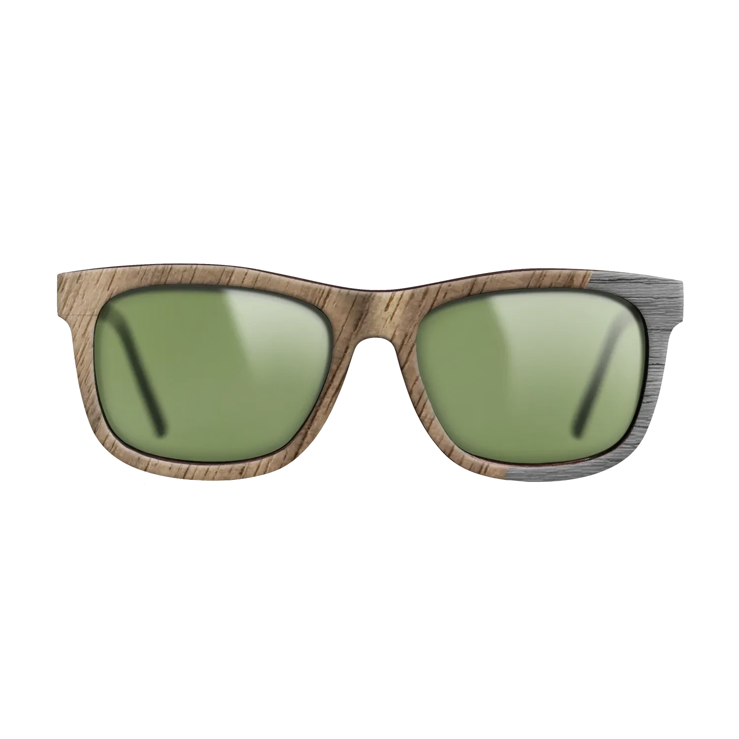 Walnut: Straight Grain,Poplar Dyed: Grey: Dicut - The Hero - Square - SIRIS wood optic
