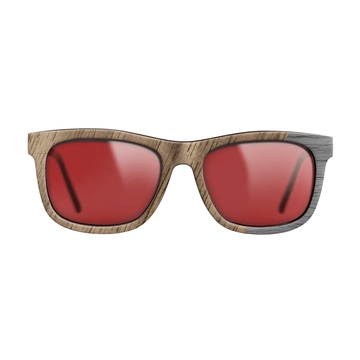 Walnut: Straight Grain,Poplar Dyed: Grey: Dicut - The Hero - Square - SIRIS wood optic