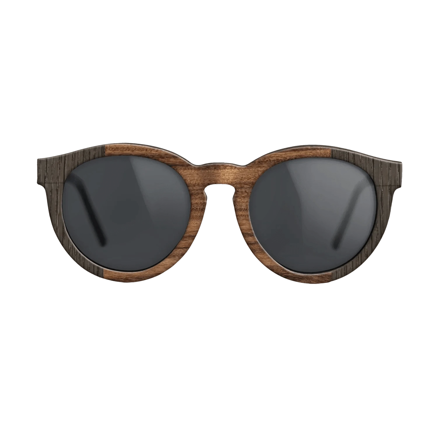 Santos Rosewood Light,Walnut Claro Dark,Fumed Oak: Recursive - The Rebel - Round - SIRIS wood optic