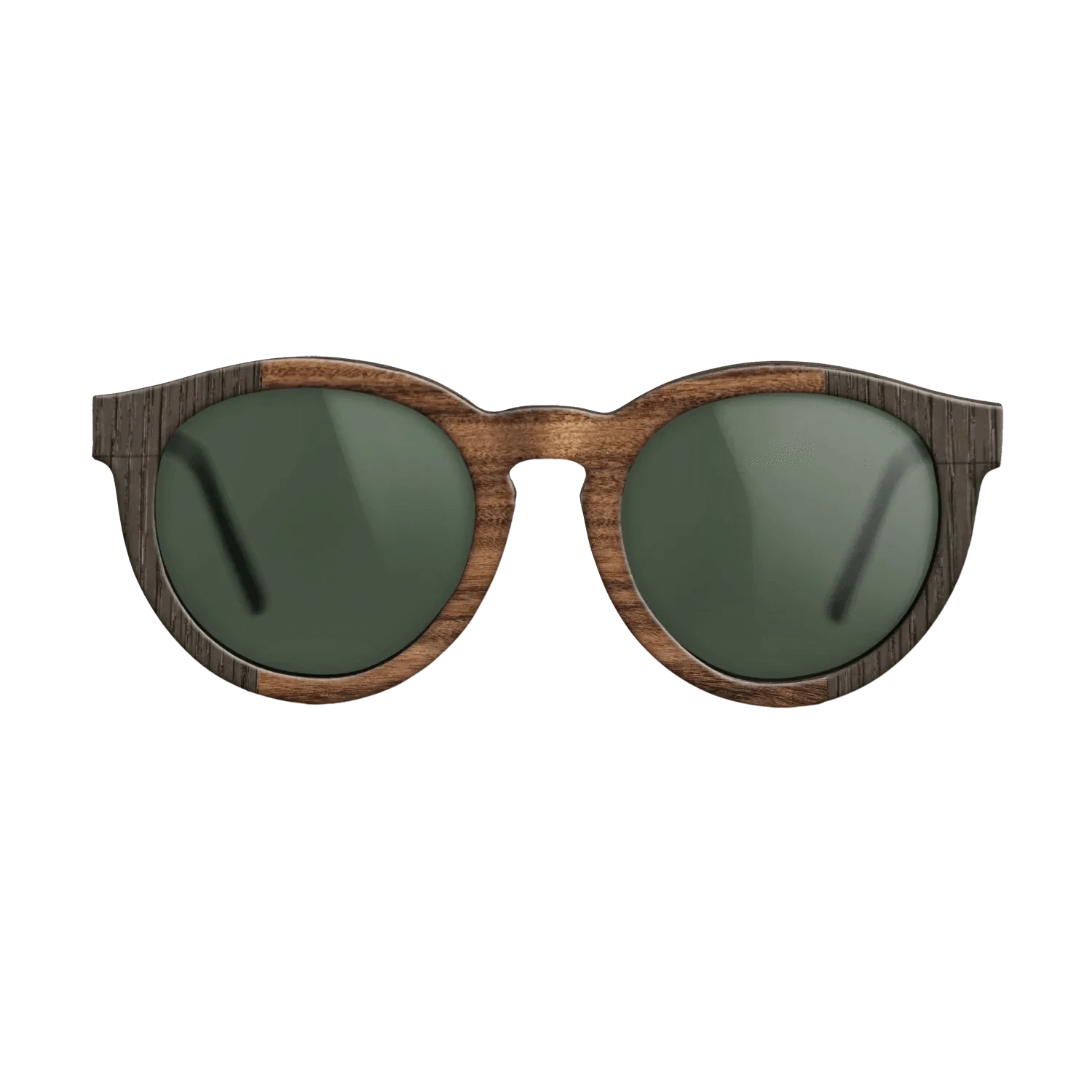 Santos Rosewood Light,Walnut Claro Dark,Fumed Oak: Recursive - The Rebel - Round - SIRIS wood optic