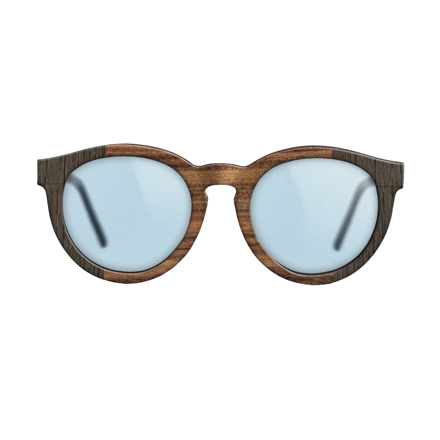 Santos Rosewood Light,Walnut Claro Dark,Fumed Oak: Recursive - The Rebel - Round - SIRIS wood optic