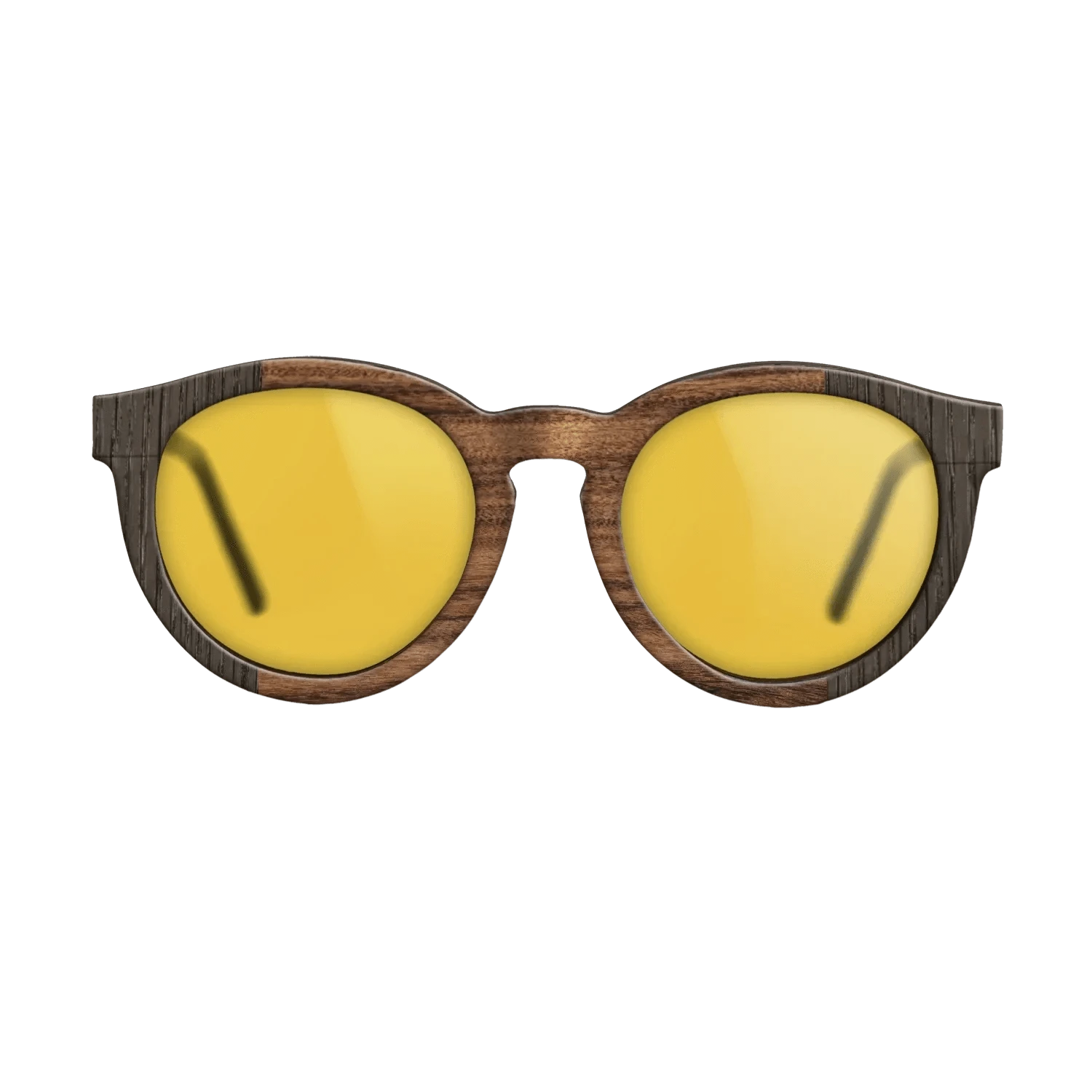 Santos Rosewood Light,Walnut Claro Dark,Fumed Oak: Recursive - The Rebel - Round - SIRIS wood optic