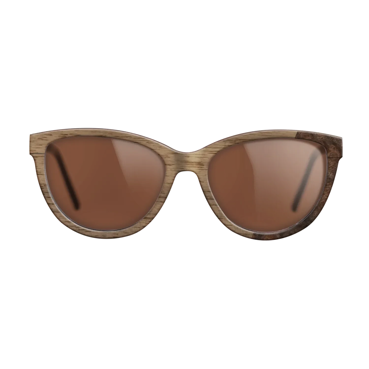 Walnut: Straight Grain,Walnut Burl: Dicut - The Maiden - Cat - SIRIS wood optic