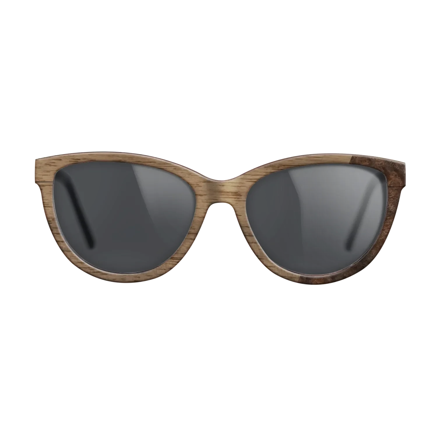 Walnut: Straight Grain,Walnut Burl: Dicut - The Maiden - Cat - SIRIS wood optic