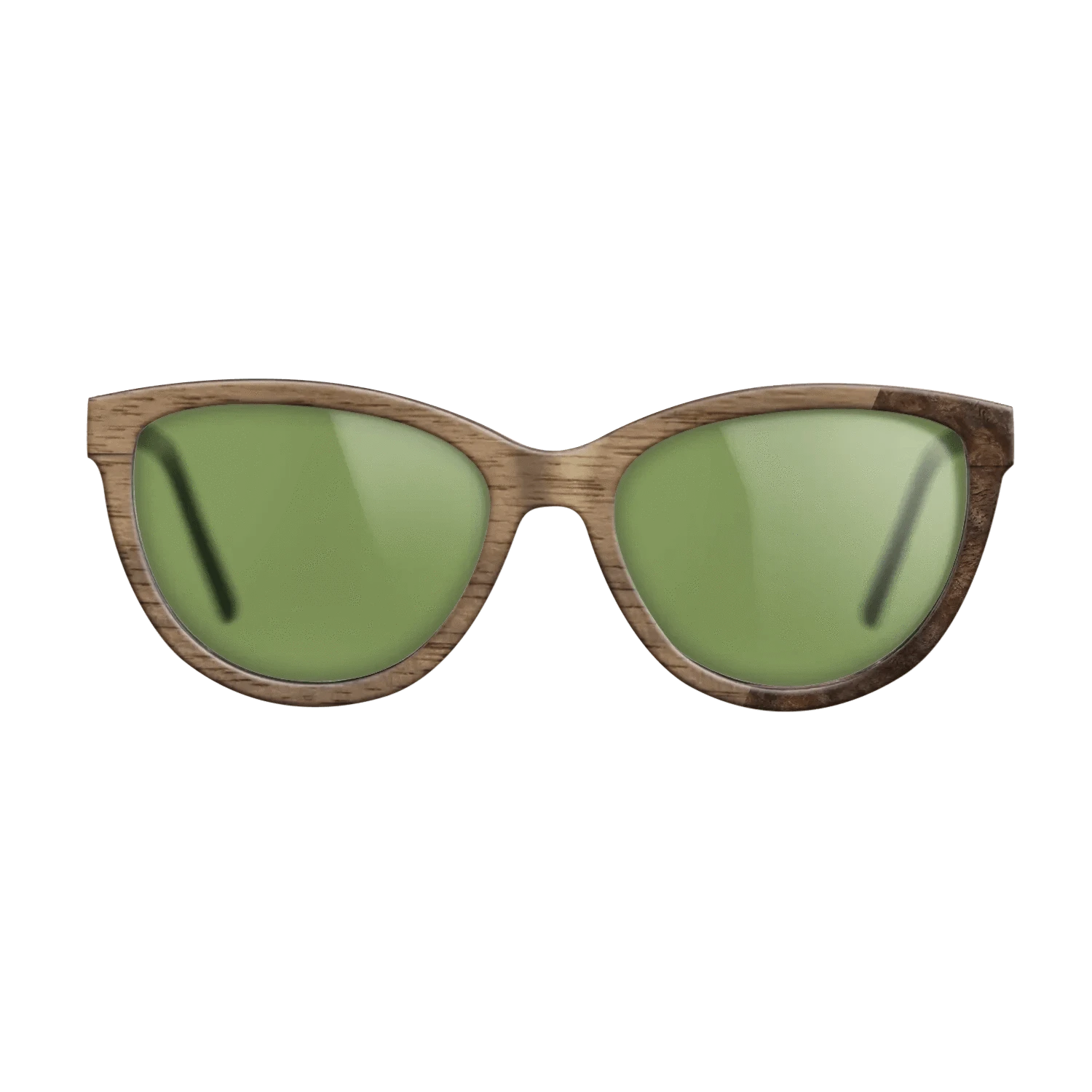 Walnut: Straight Grain,Walnut Burl: Dicut - The Maiden - Cat - SIRIS wood optic