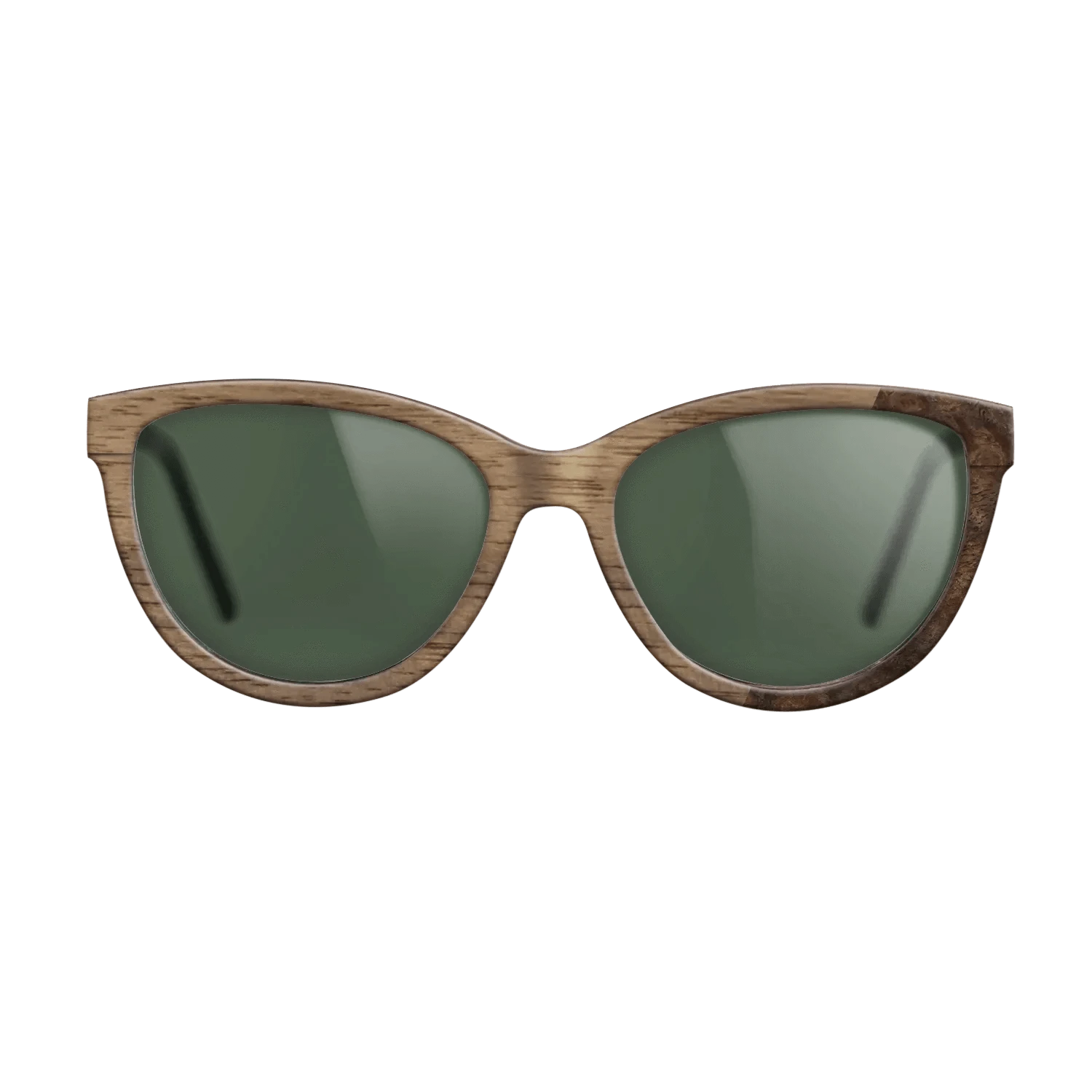 Walnut: Straight Grain,Walnut Burl: Dicut - The Maiden - Cat - SIRIS wood optic