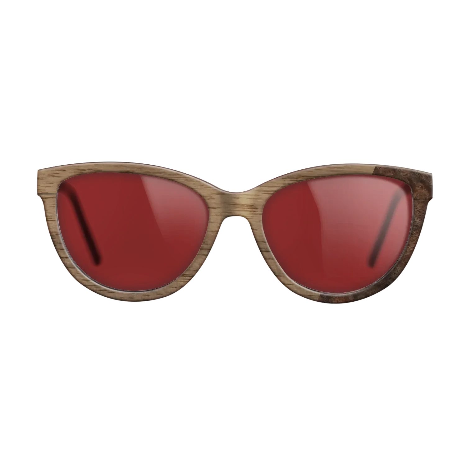 Walnut: Straight Grain,Walnut Burl: Dicut - The Maiden - Cat - SIRIS wood optic