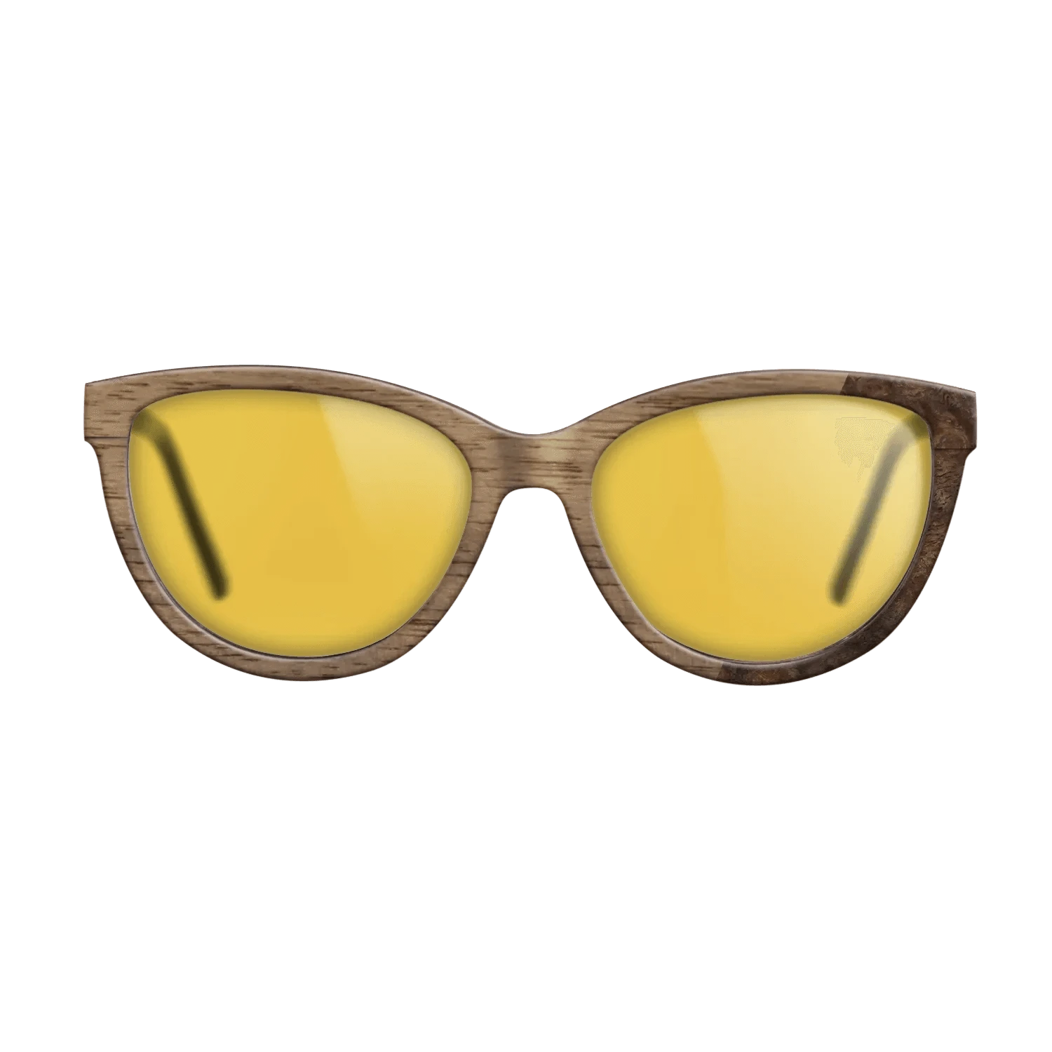 Walnut: Straight Grain,Walnut Burl: Dicut - The Maiden - Cat - SIRIS wood optic