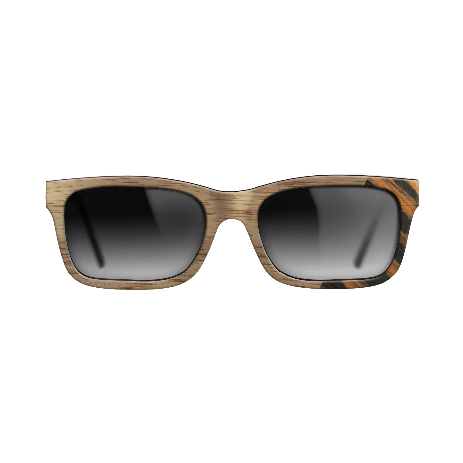 Walnut: Straight Grain,Italian Ebony: Dicut - The Sage - Rectangle - SIRIS wood optic