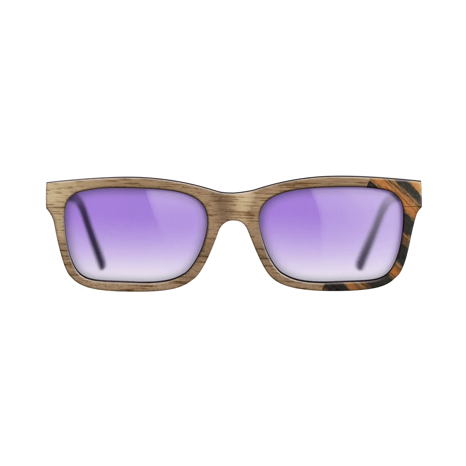 Walnut: Straight Grain,Italian Ebony: Dicut - The Sage - Rectangle - SIRIS wood optic