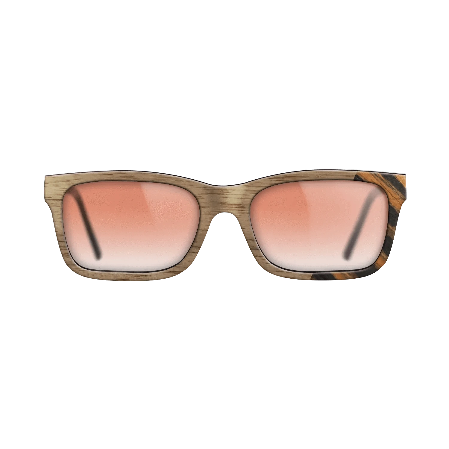 Walnut: Straight Grain,Italian Ebony: Dicut - The Sage - Rectangle - SIRIS wood optic
