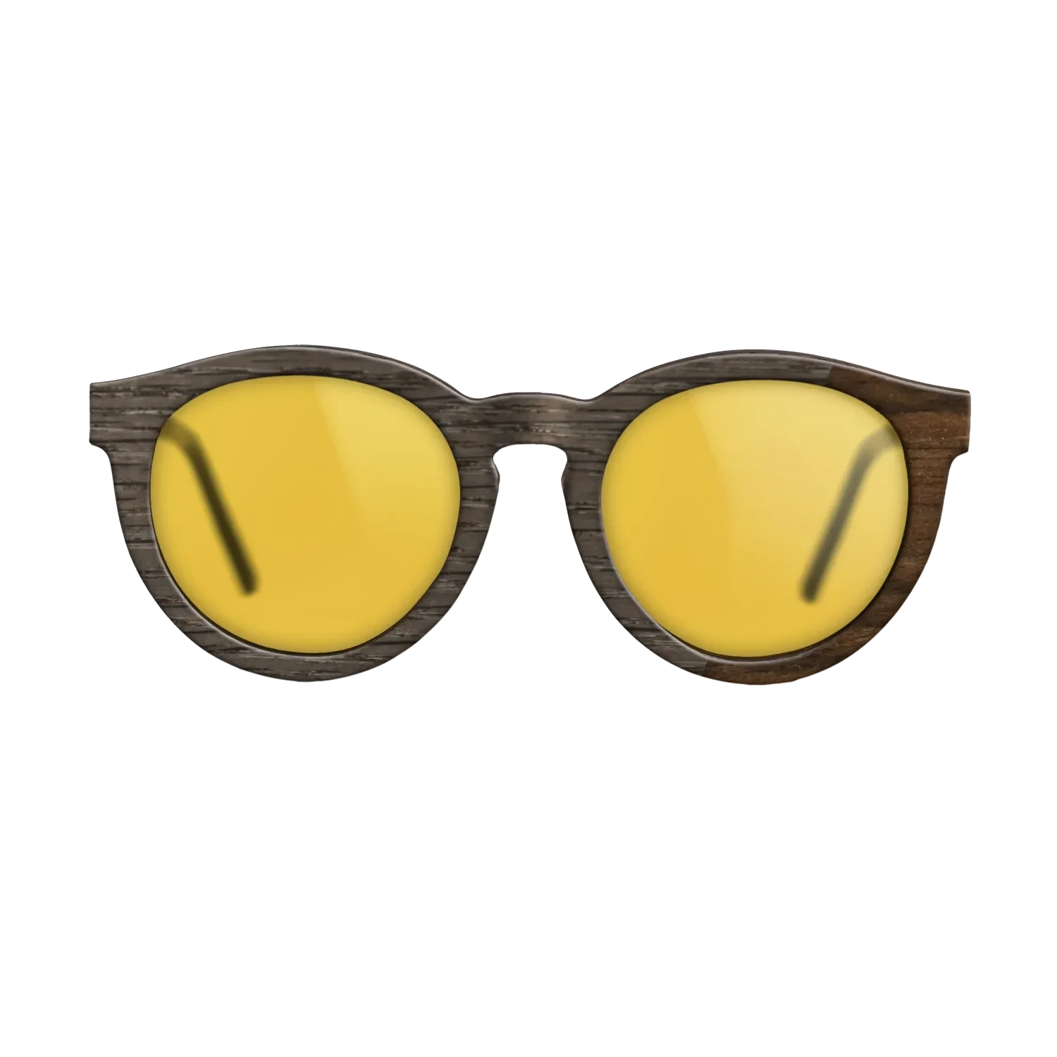 Ziricote Dark Quartered,Fumed Oak: Dicut - The Rebel - Round - SIRIS wood optic
