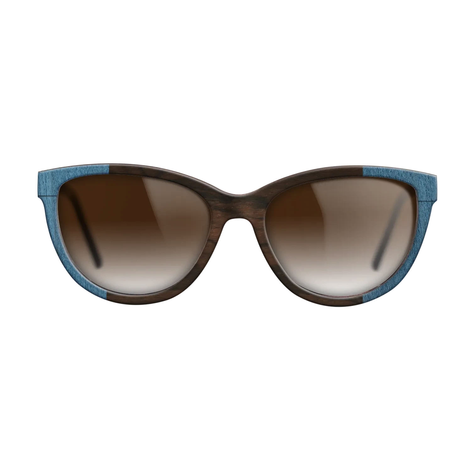 Wenge,Poplar Dyed: Blue Denim,Ziricote Dark Quartered: Recursive - The Maiden - Cat - SIRIS wood optic