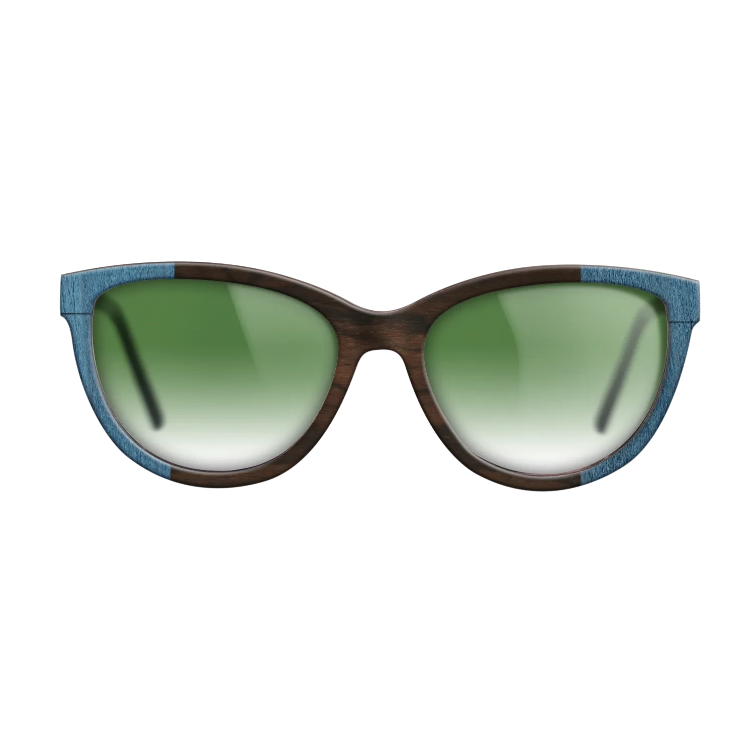 Wenge,Poplar Dyed: Blue Denim,Ziricote Dark Quartered: Recursive - The Maiden - Cat - SIRIS wood optic