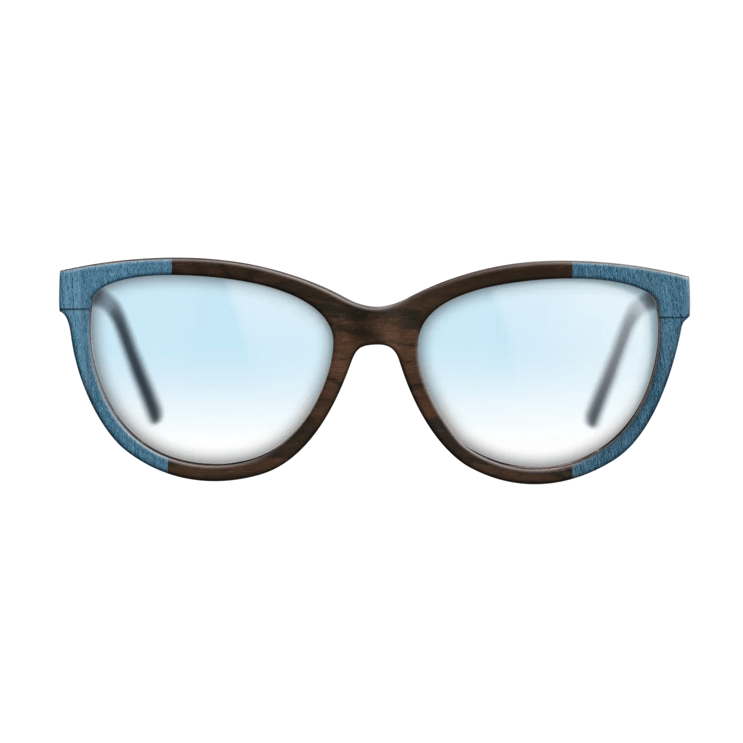 Wenge,Poplar Dyed: Blue Denim,Ziricote Dark Quartered: Recursive - The Maiden - Cat - SIRIS wood optic