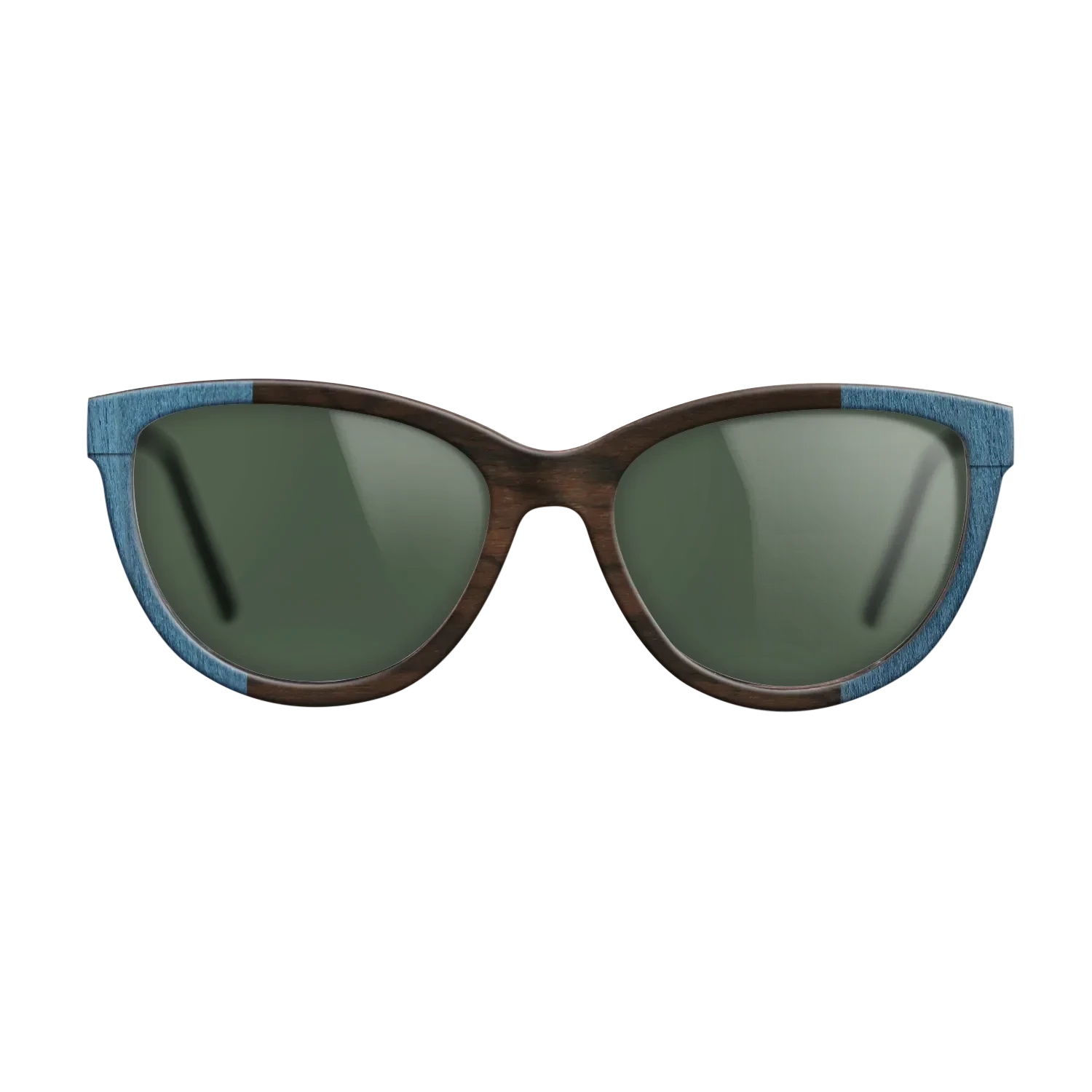 Wenge,Poplar Dyed: Blue Denim,Ziricote Dark Quartered: Recursive - The Maiden - Cat - SIRIS wood optic
