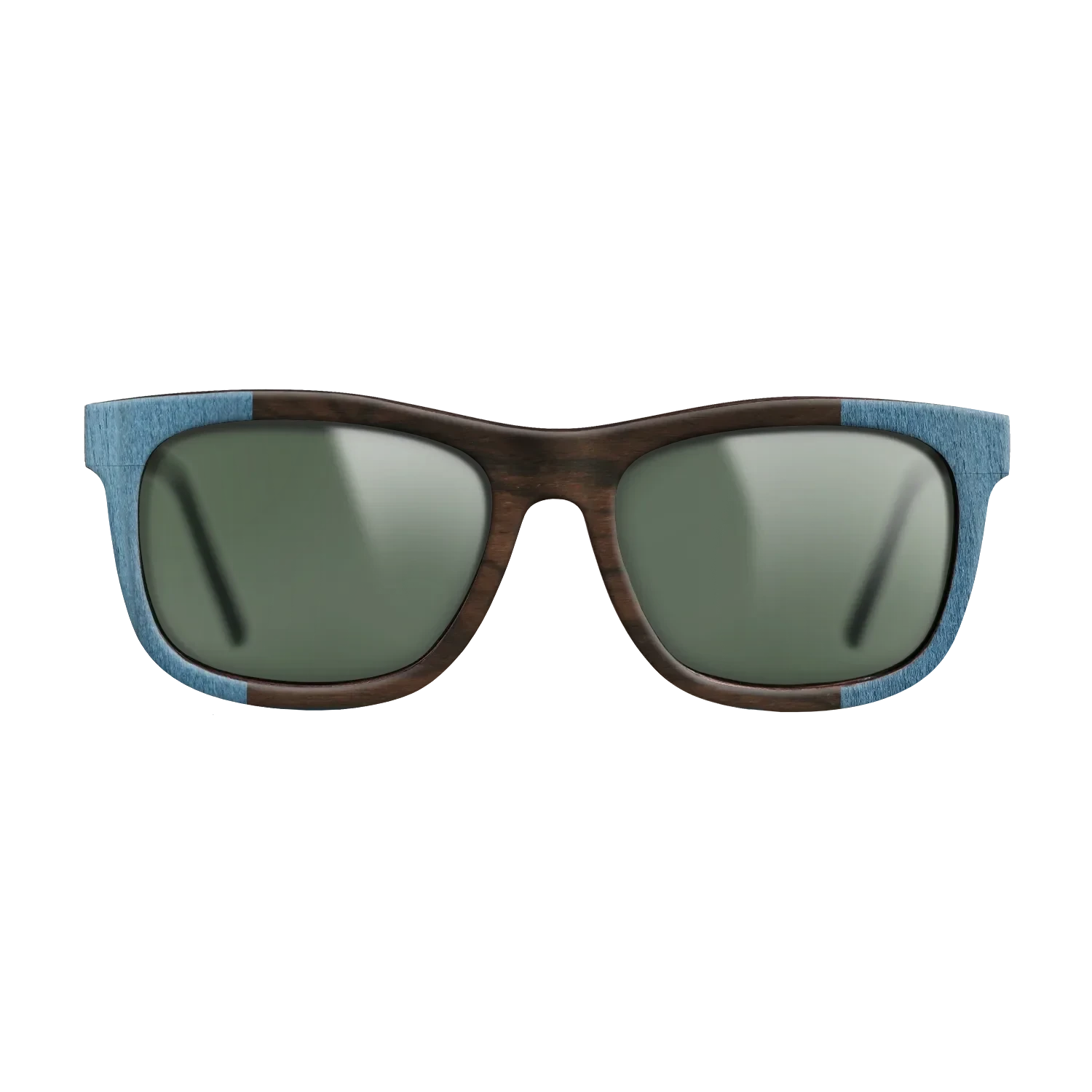 Wenge,Poplar Dyed: Blue Denim,Ziricote Dark Quartered: Recursive - The Hero - Square - SIRIS wood optic
