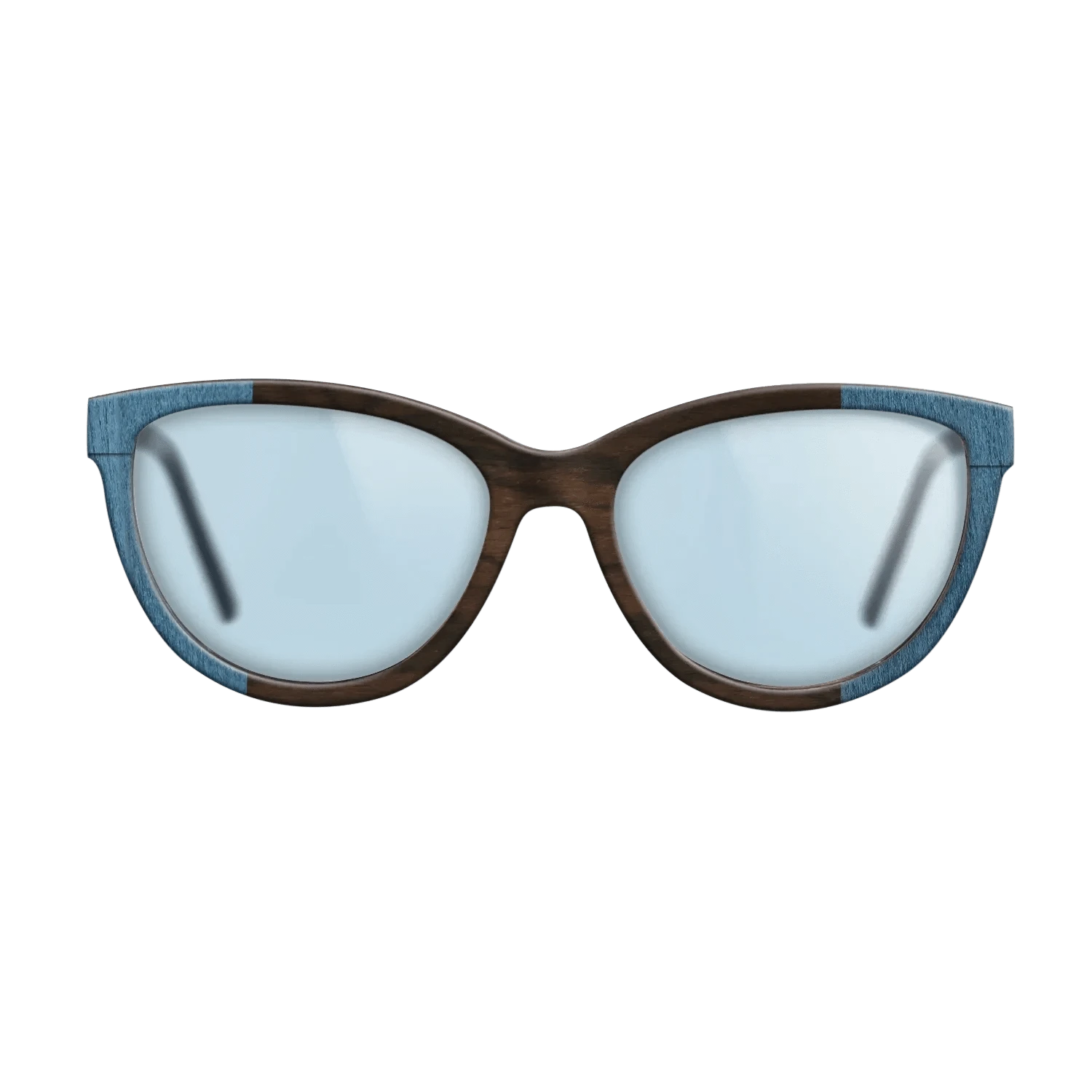 Wenge,Poplar Dyed: Blue Denim,Ziricote Dark Quartered: Recursive - The Maiden - Cat - SIRIS wood optic