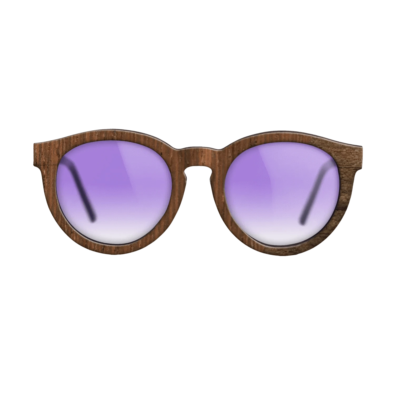 Wenge,Ziricote Dark Quartered: Dicut - The Rebel - Round - SIRIS wood optic