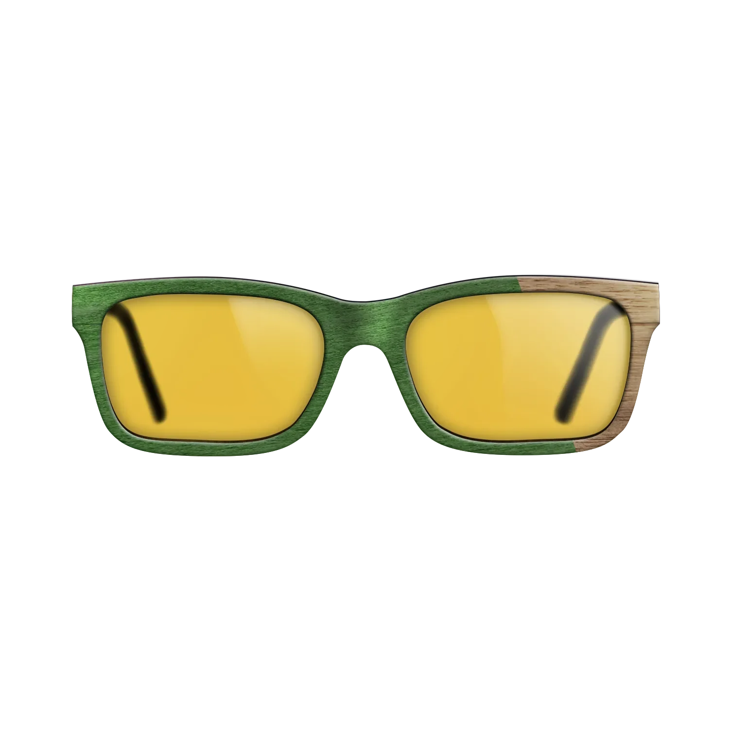 Green Poplar Angle Walnut - The Sage - Rectangle - 2107  - Chroma - SIRIS wood optic