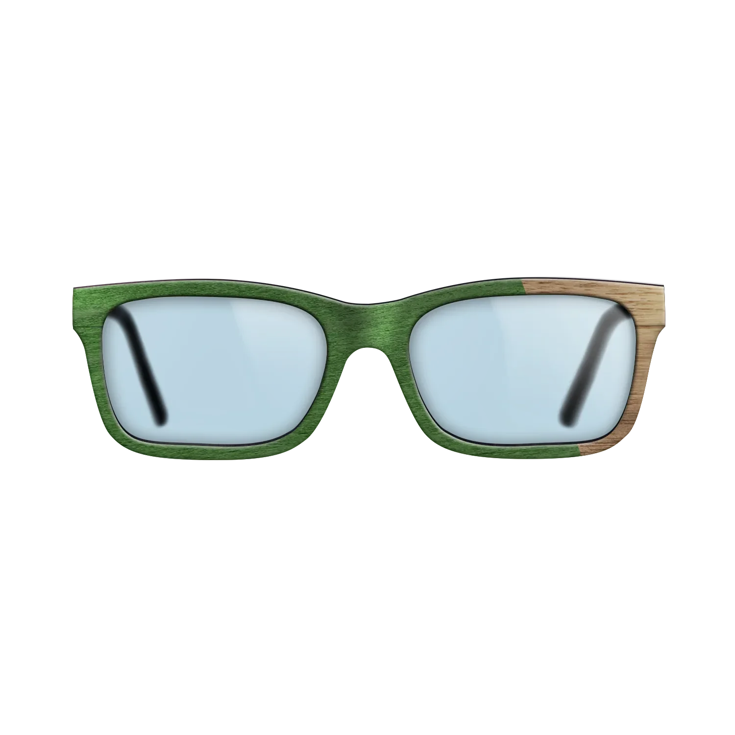 Green Poplar Angle Walnut - The Sage - Rectangle - 2107  - Chroma - SIRIS wood optic